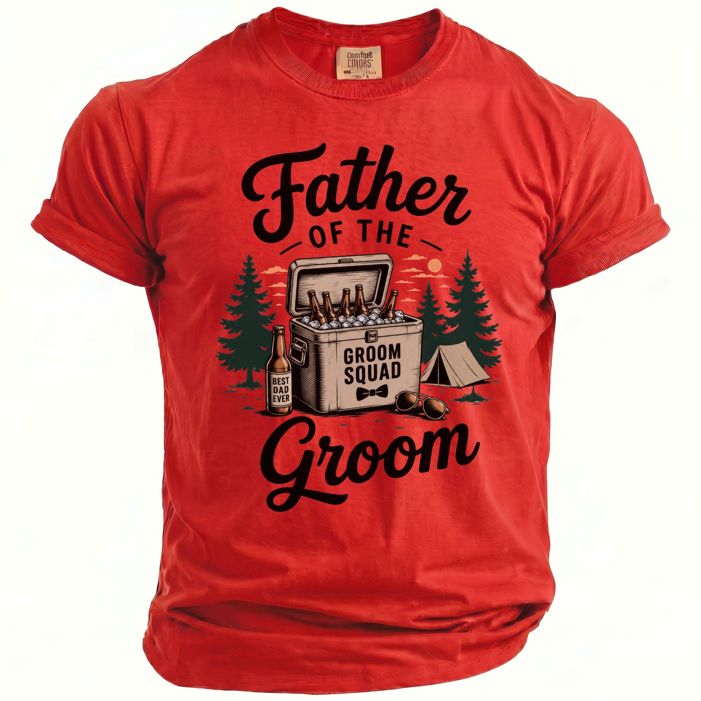 Father Groom Squad T-Shirt - Midnight Gents
