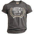 Groom's Crew Midnight T-Shirt - Midnight Gents