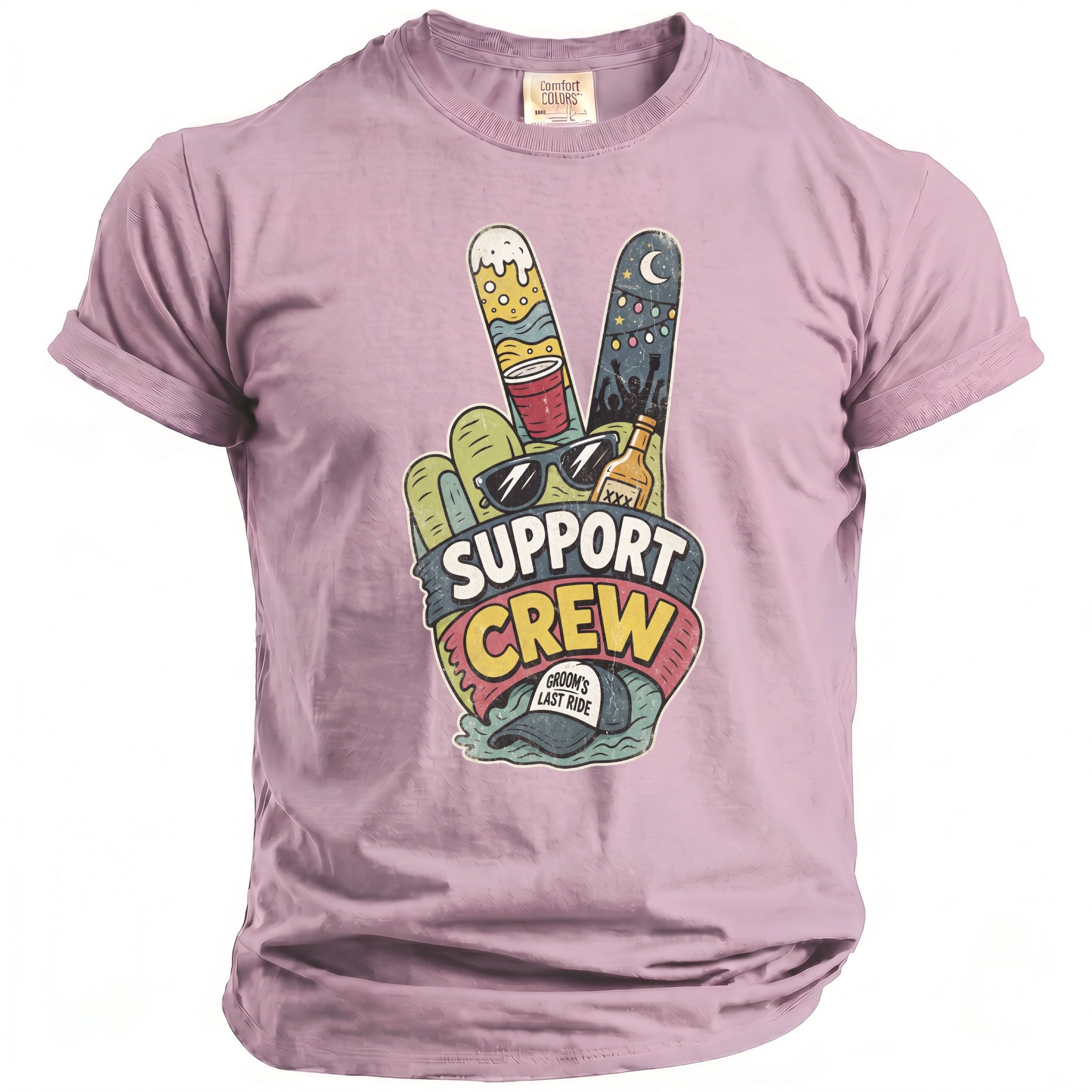 Support Crew Bachelor T-Shirt - Midnight Gents