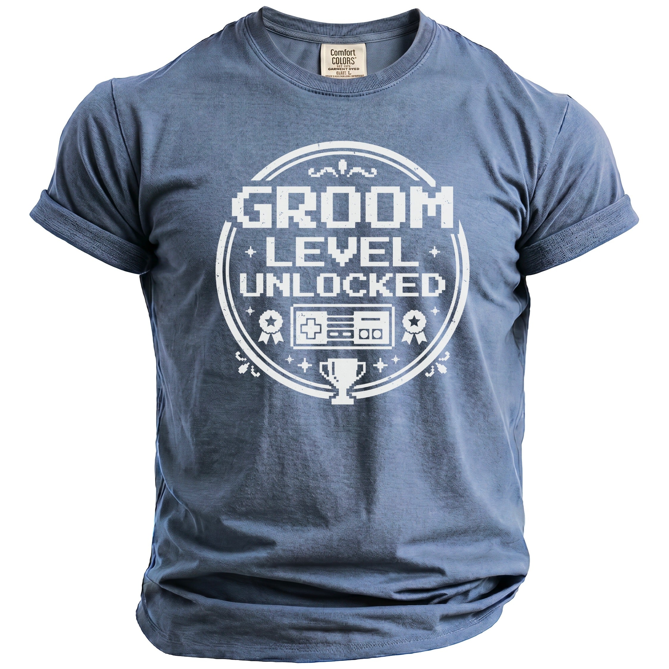 Groom Level Up T-Shirt - Midnight Gents