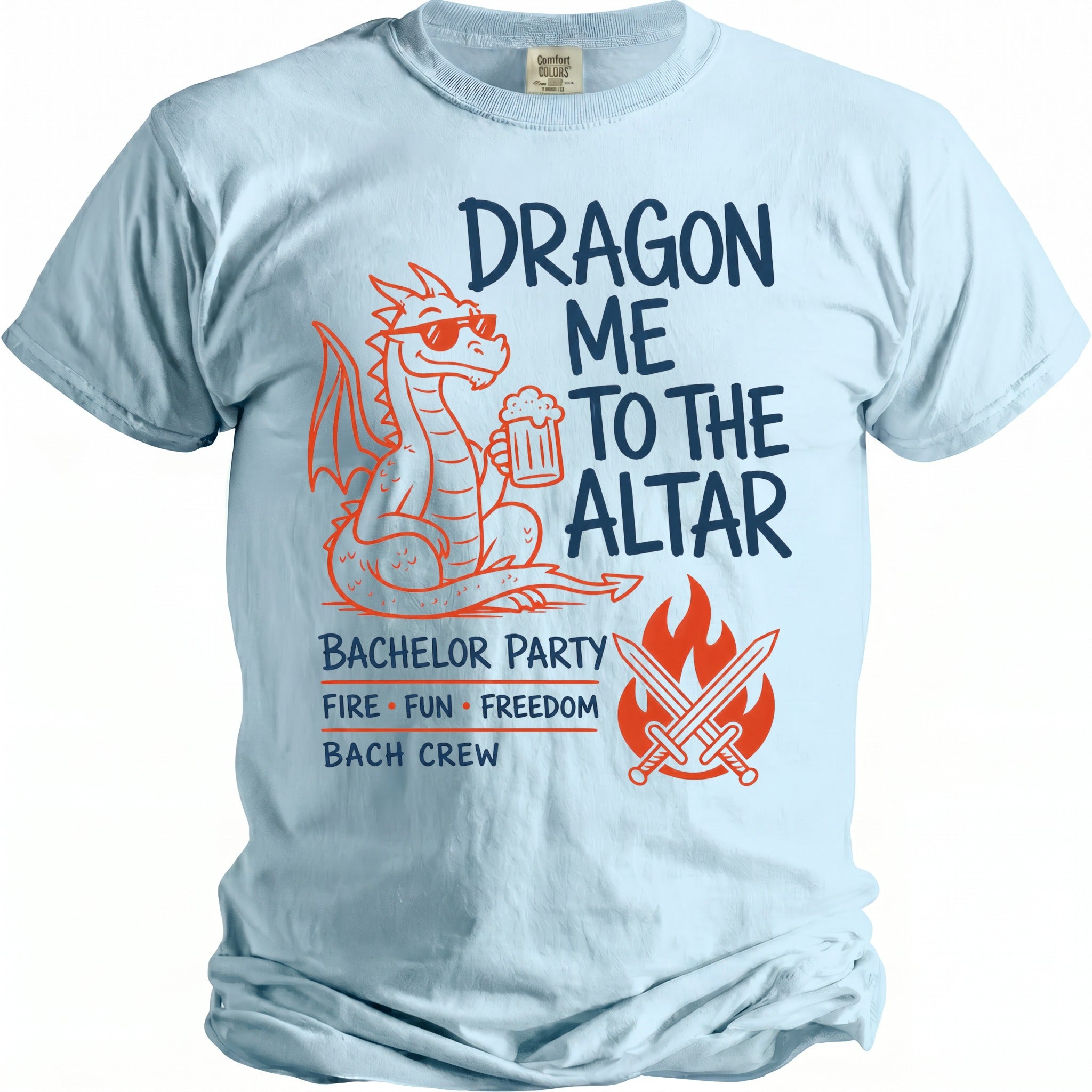 Dragon Altar Bachelor Party T-Shirt - Midnight Gents