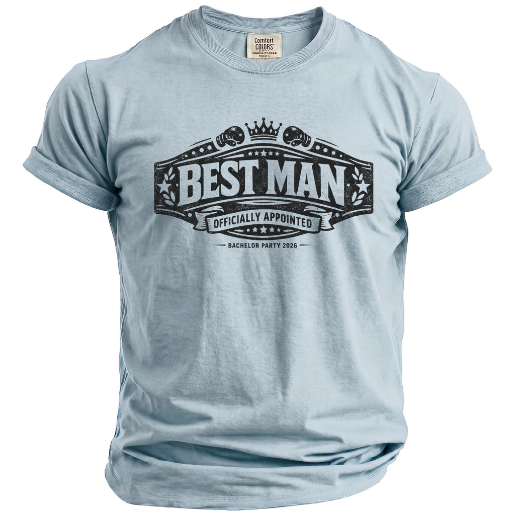 Best Man Bachelor T-Shirt - Midnight Gents