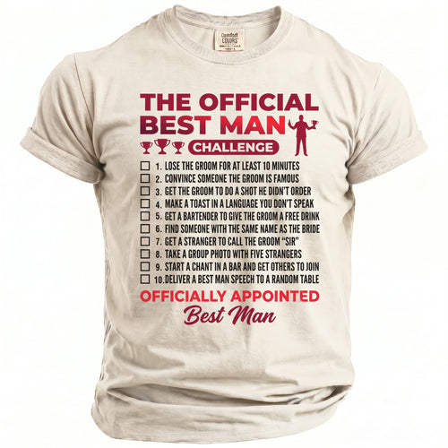 Best Man Challenge T-Shirt - Midnight Gents
