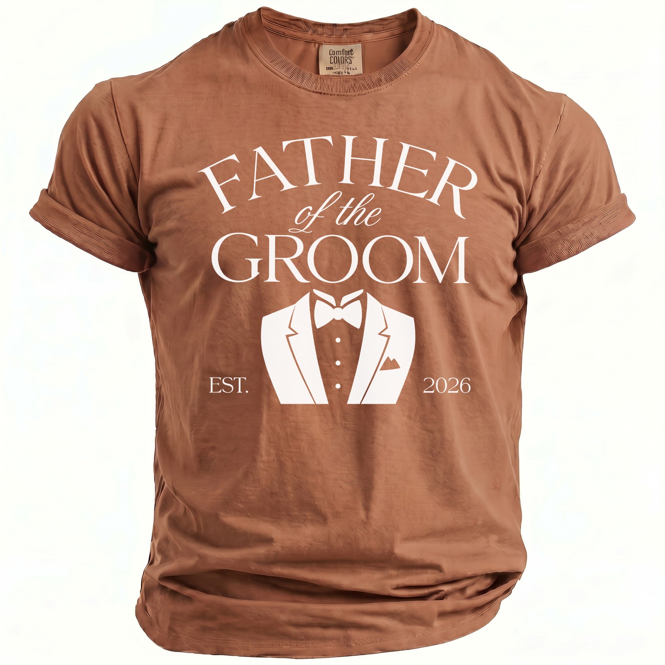 Father Groom Tuxedo T-Shirt - Midnight Gents