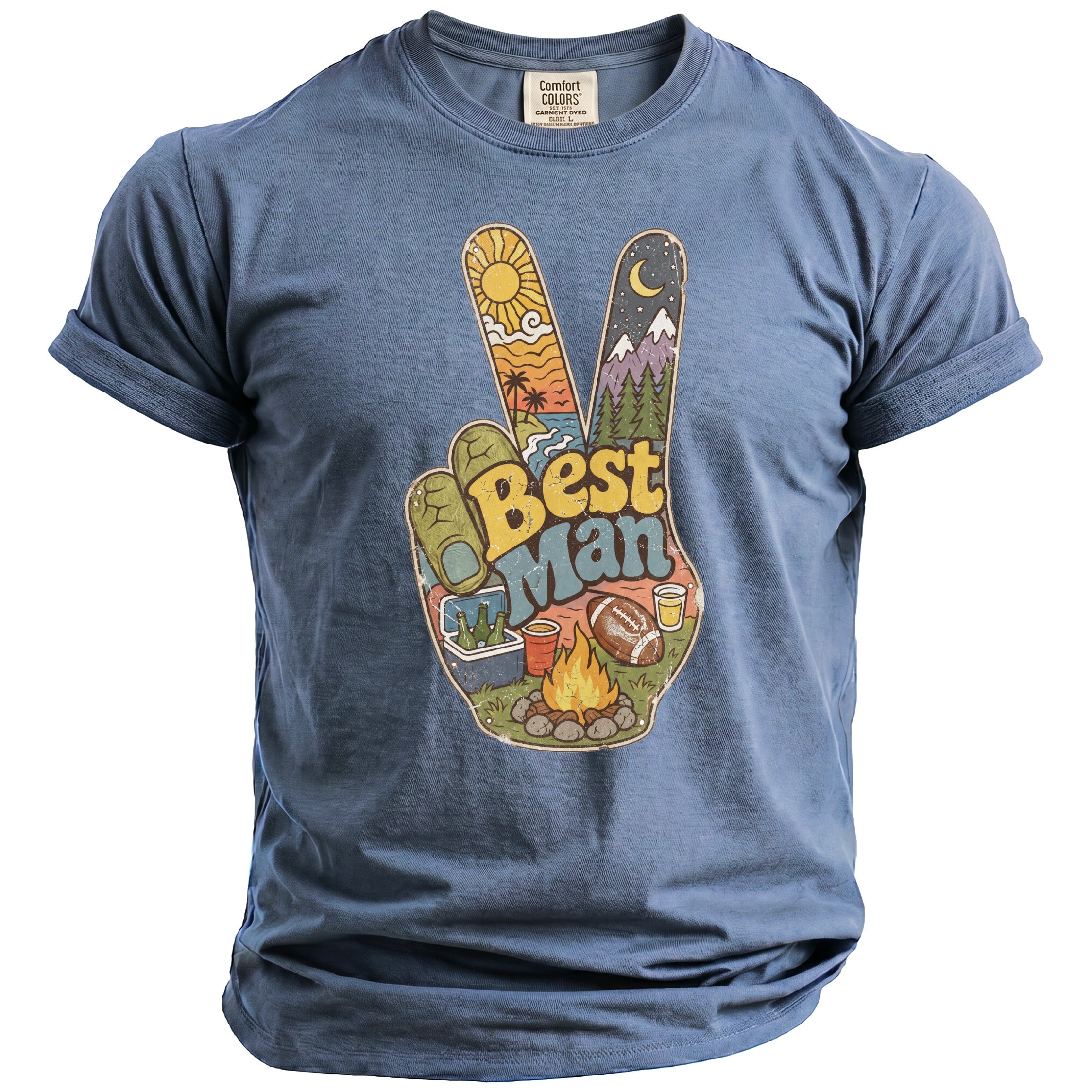 Best Man Bachelor Party Tee - Midnight Gents