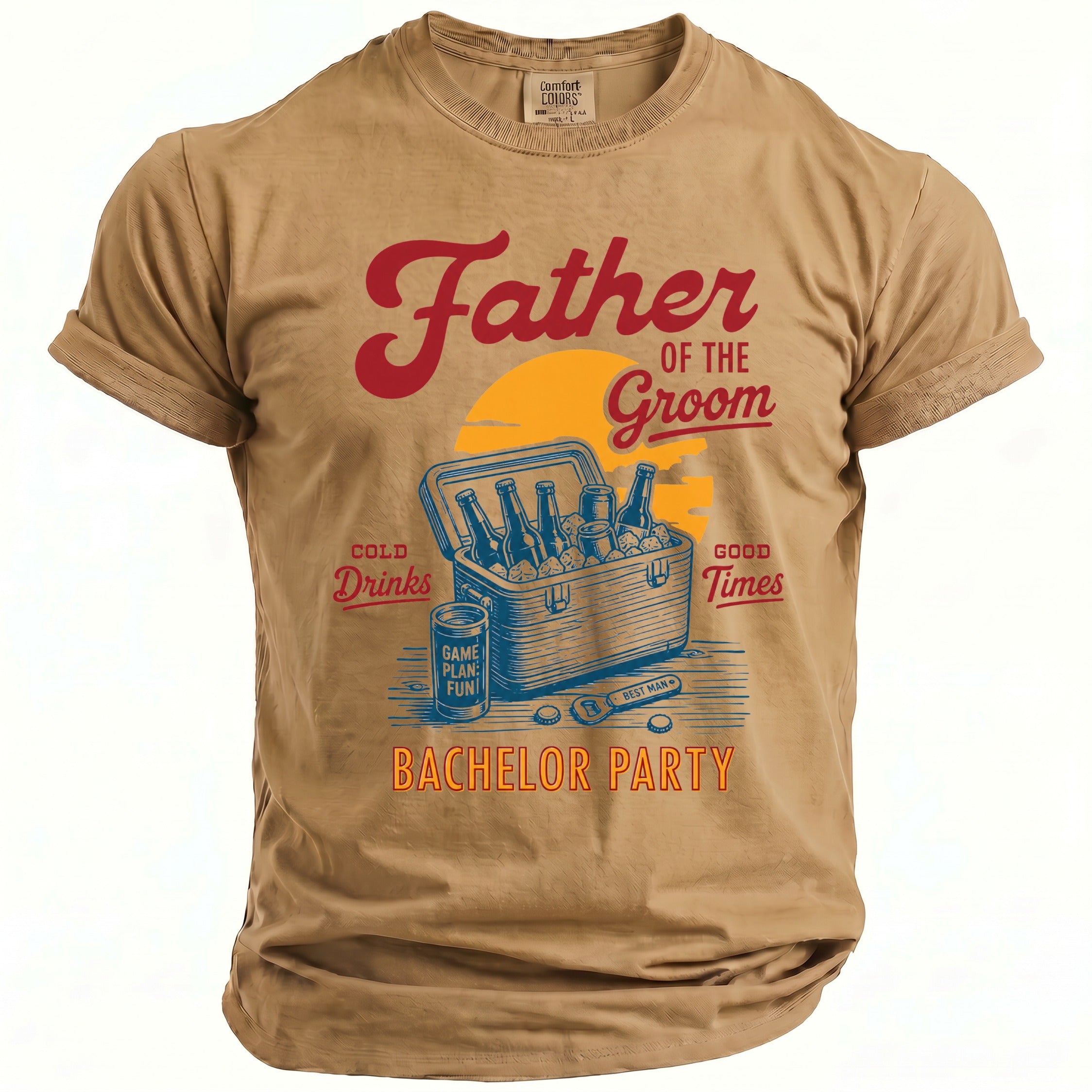 Father Groom Bachelor T-Shirt - Midnight Gents