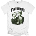 White t-shirt featuring an illustration of American Gothic with text "We've Seen Your Portfolio".