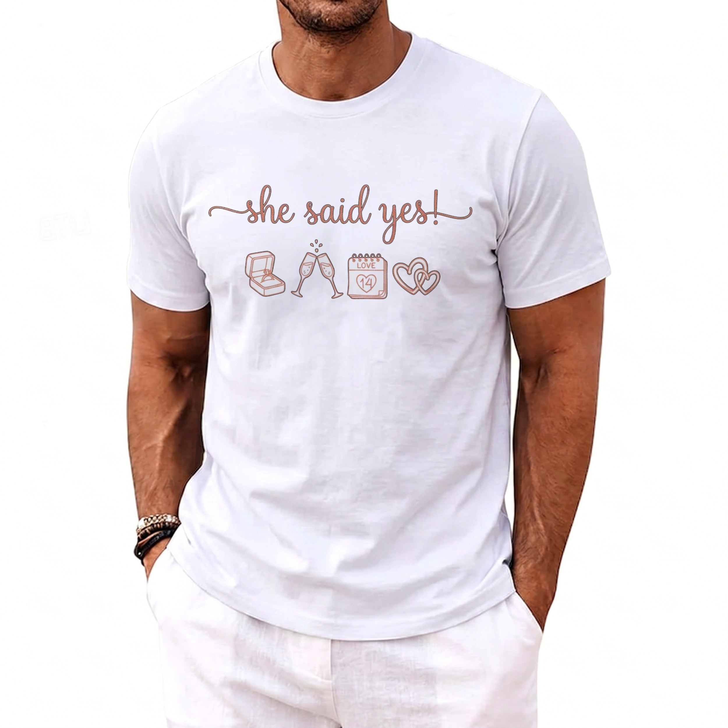 She Said Yes T-Shirt - Midnight Gents