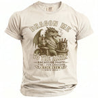 Dragon wearing sunglasses and sash saying "Groom" on a t-shirt.