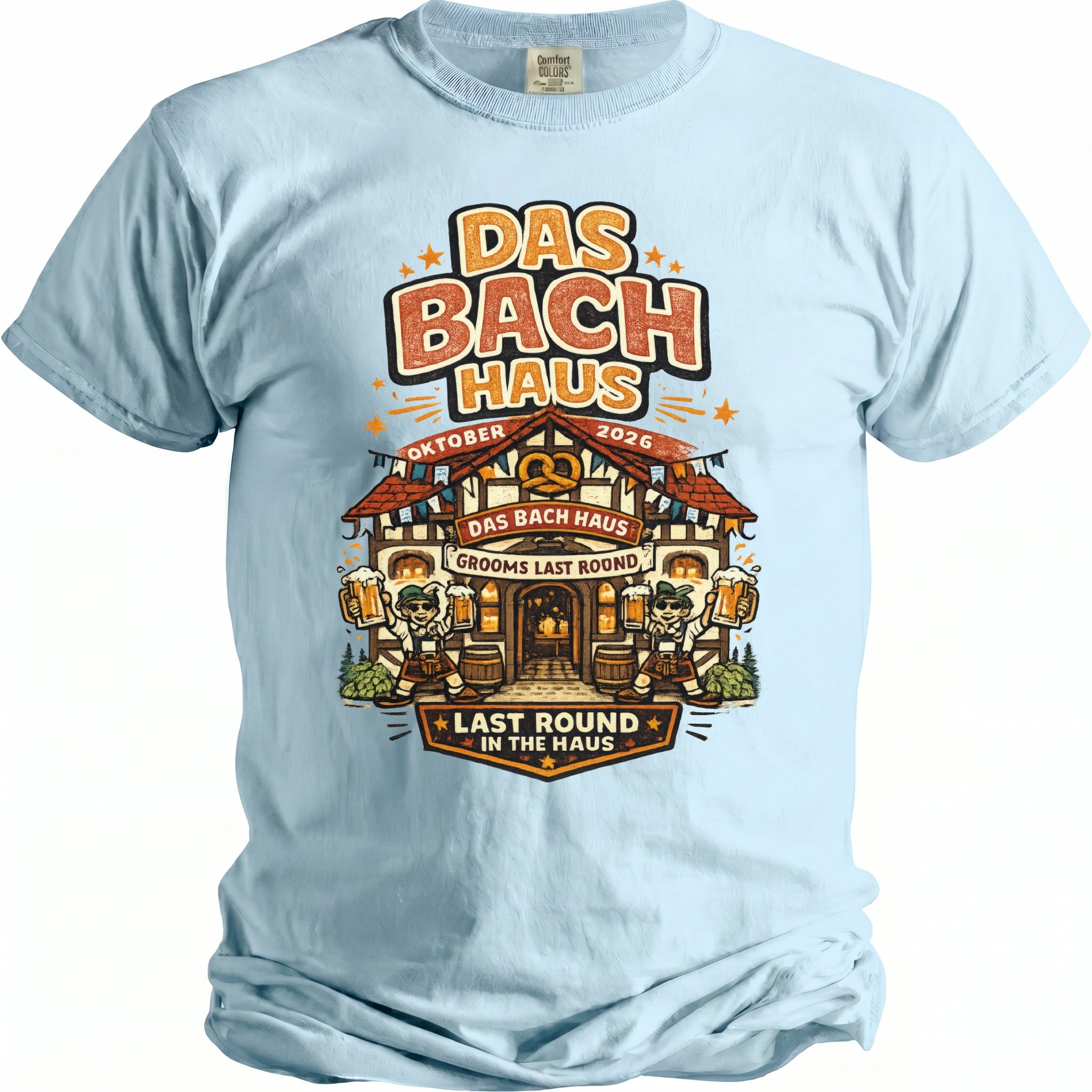 Bach Haus Bachelor Celebration T-Shirt - Midnight Gents