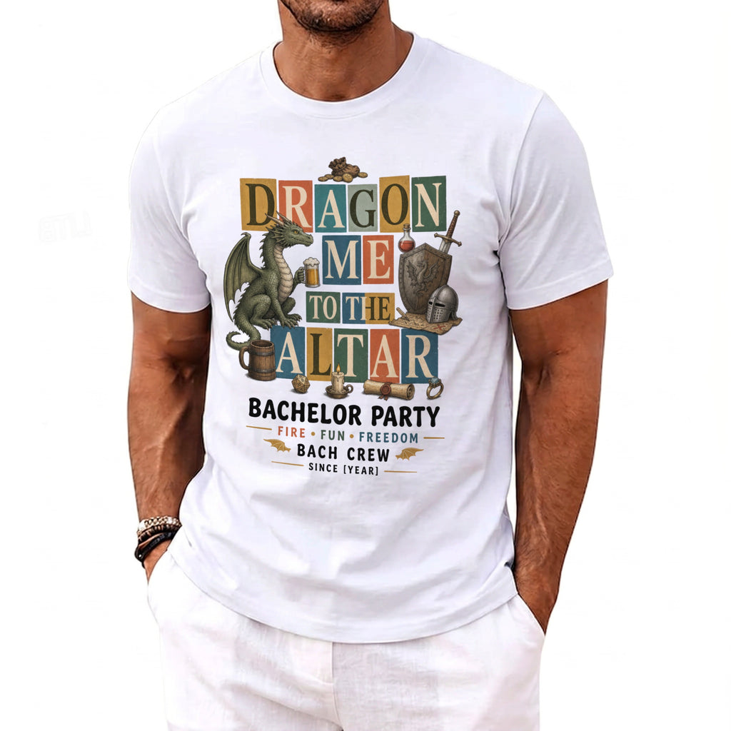 Dragon Altar Bachelor Party Tee - Midnight Gents