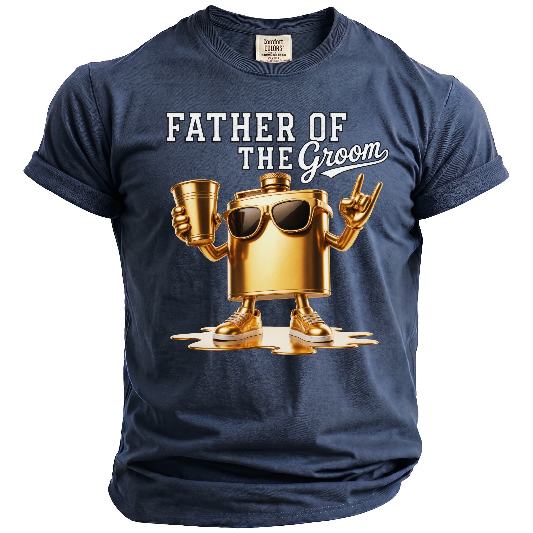 Groom's Father Party T-Shirt - Midnight Gents