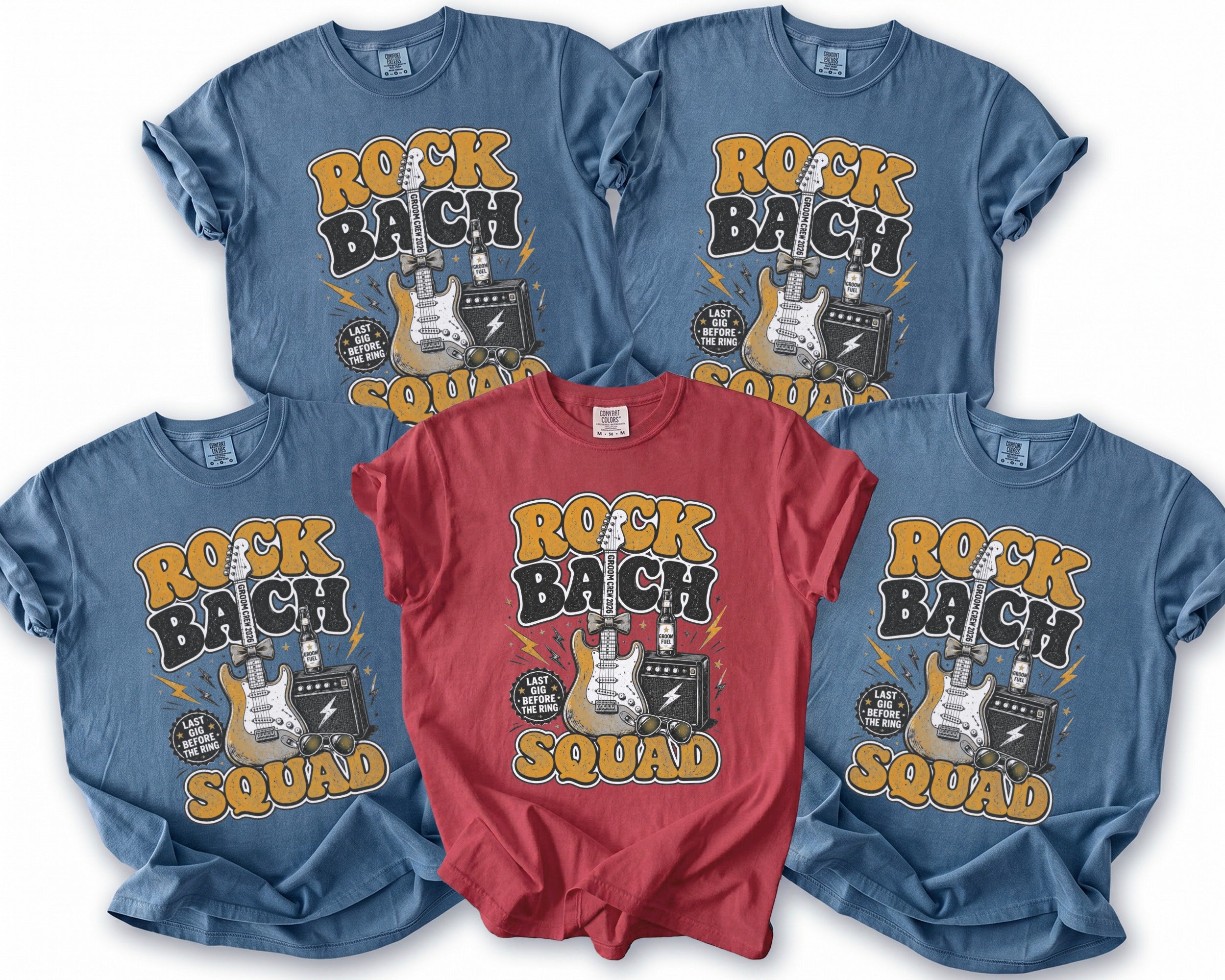 Rock Bach Squad T-Shirt - Midnight Gents
