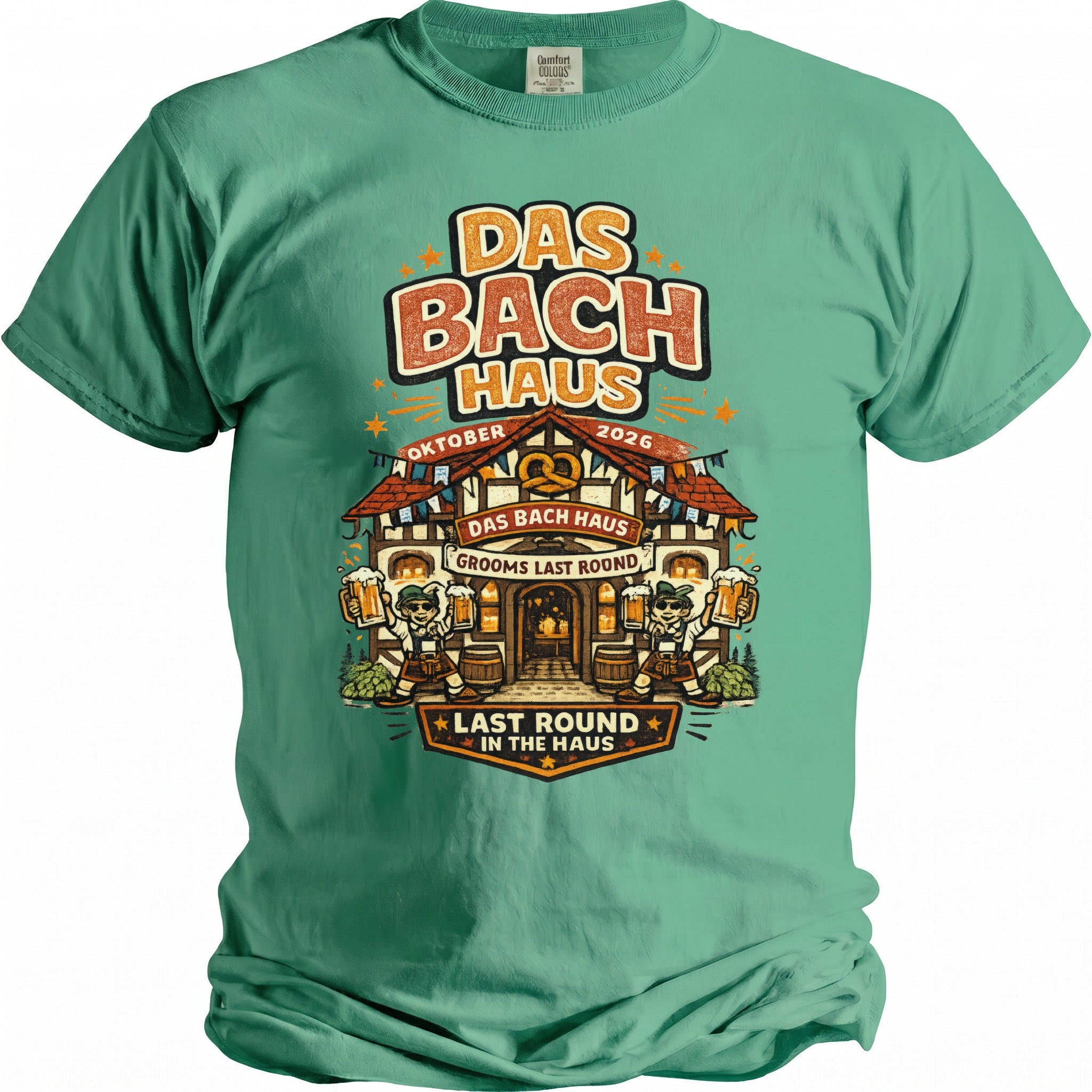 Bach Haus Bachelor Celebration T-Shirt - Midnight Gents