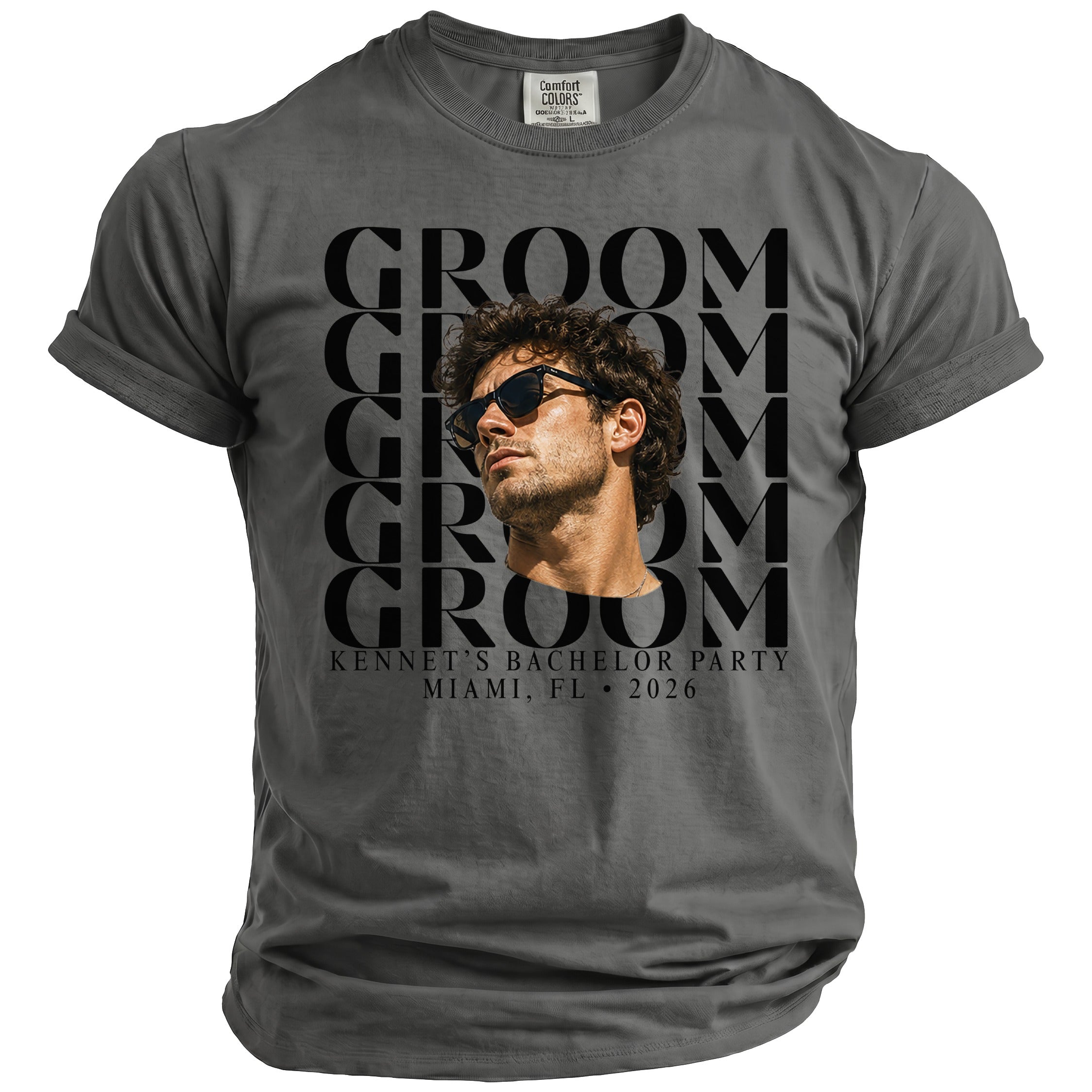 Groom Bachelor Party T-Shirt - Midnight Gents