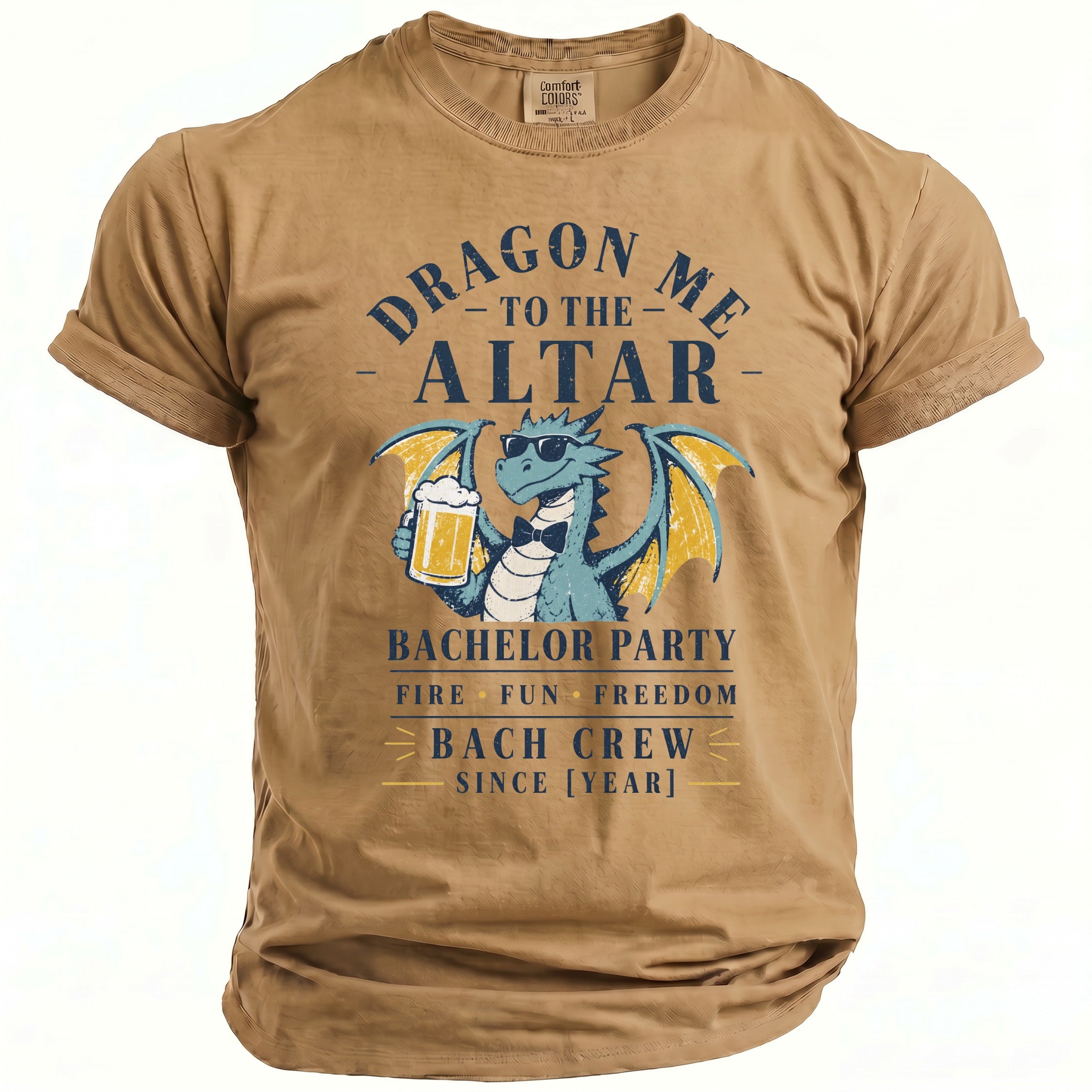 Dragon Bachelor Party T-Shirt - Midnight Gents