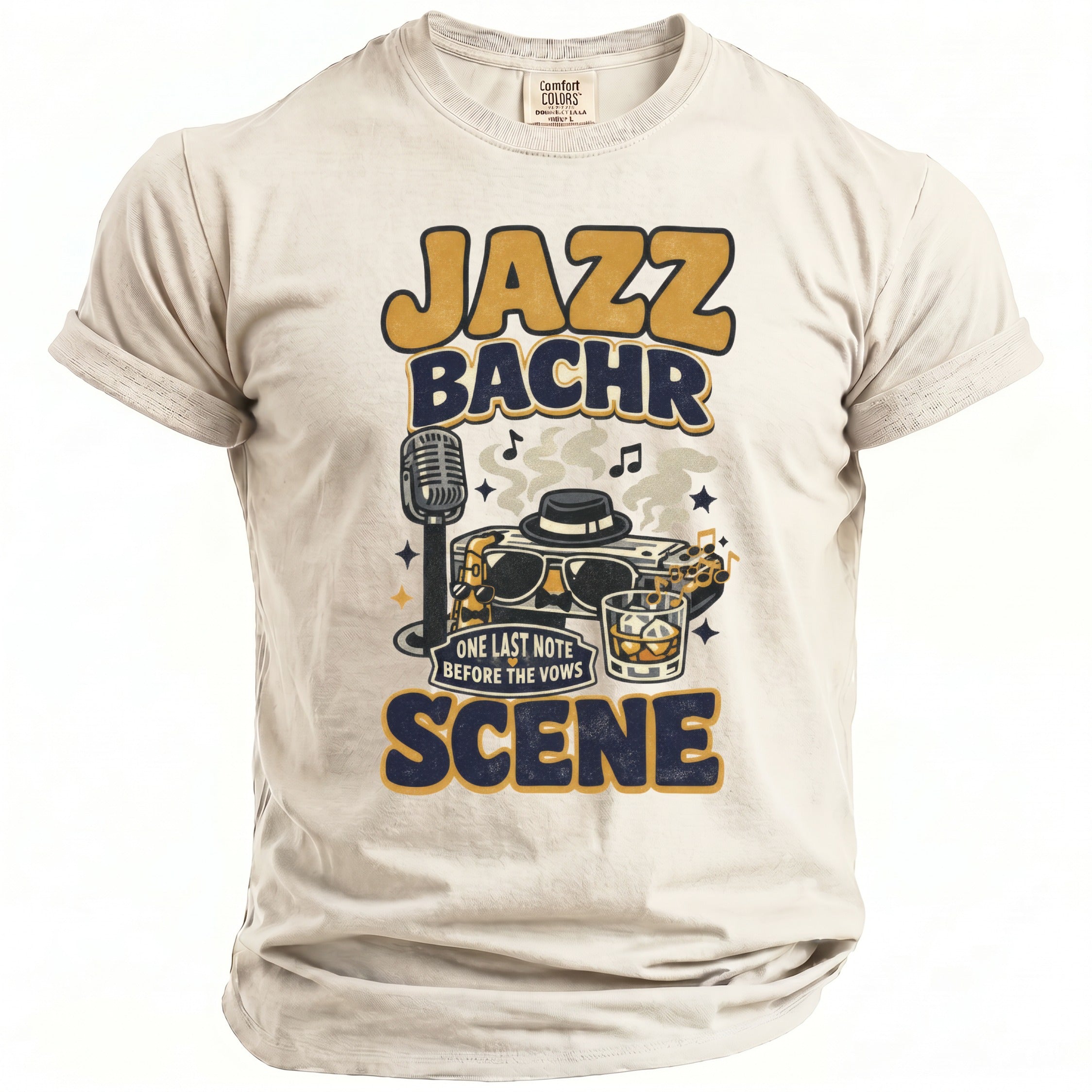 Jazz Bachr Scene T-Shirt - Midnight Gents