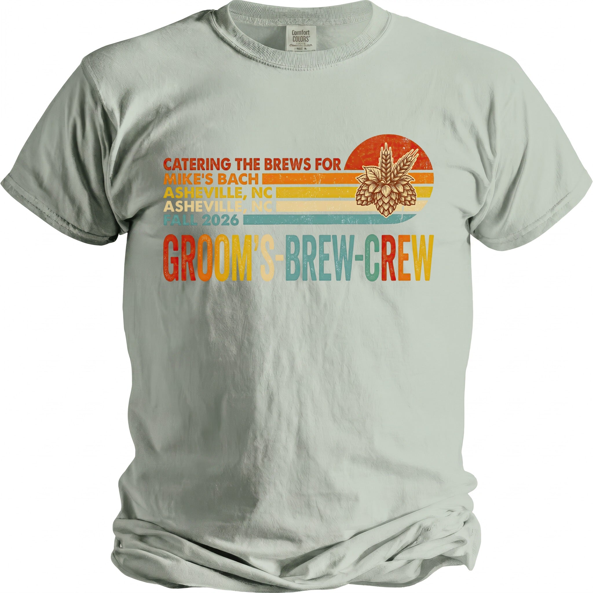 Brew Crew Bachelor Party T-Shirt - Midnight Gents