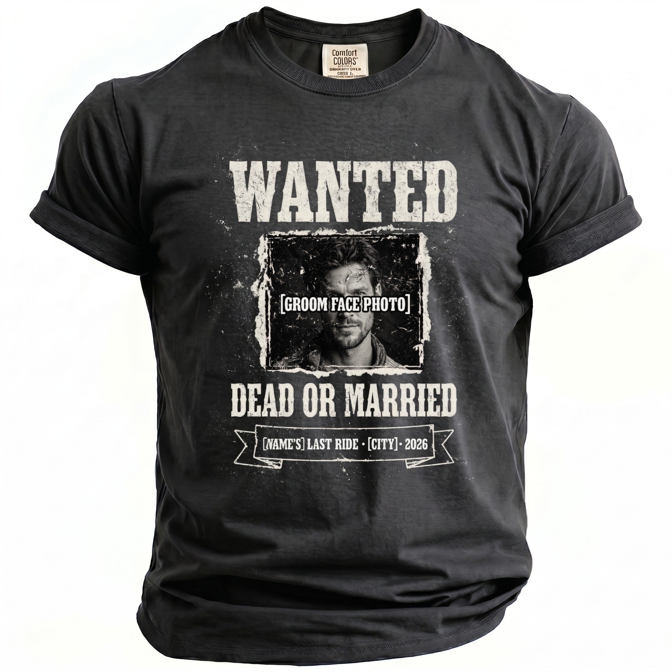 Wanted Dead Married T-Shirt - Midnight Gents