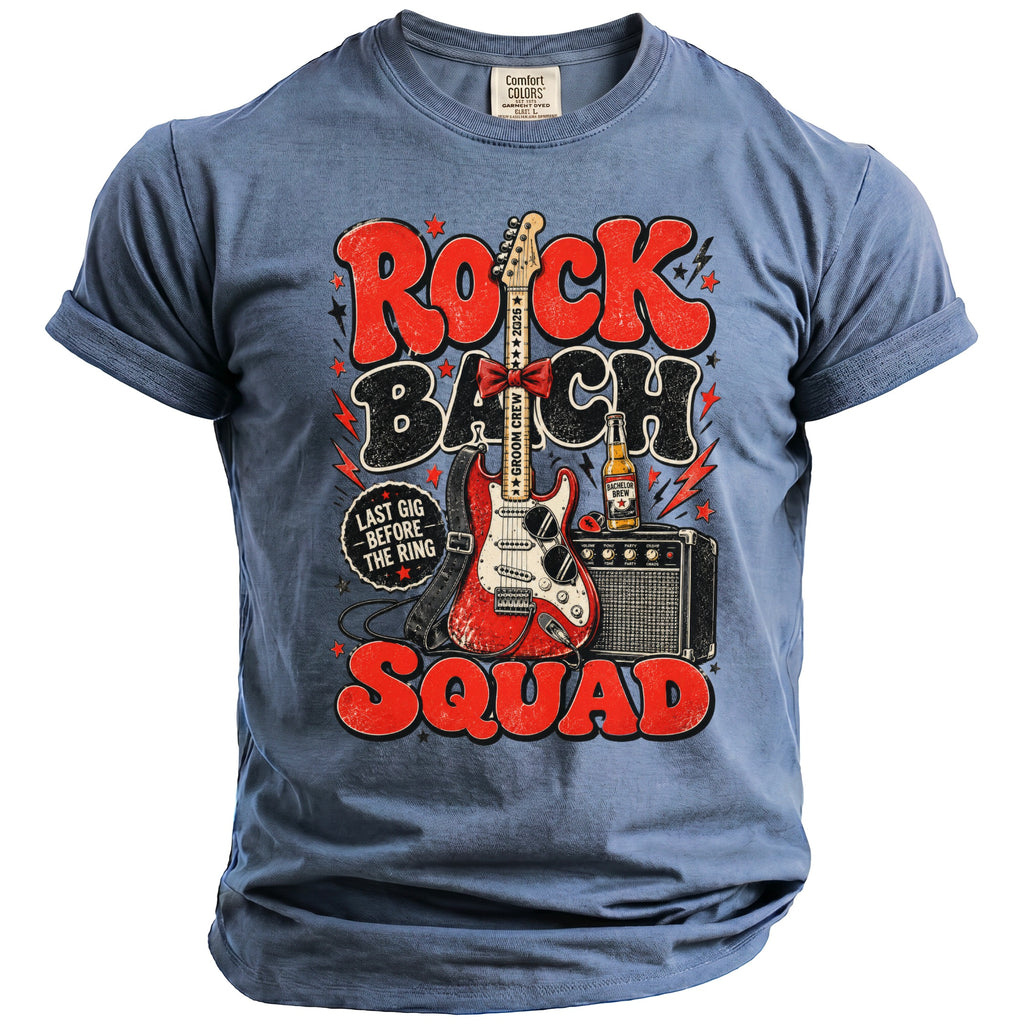Rock Bach Squad Tee - Midnight Gents