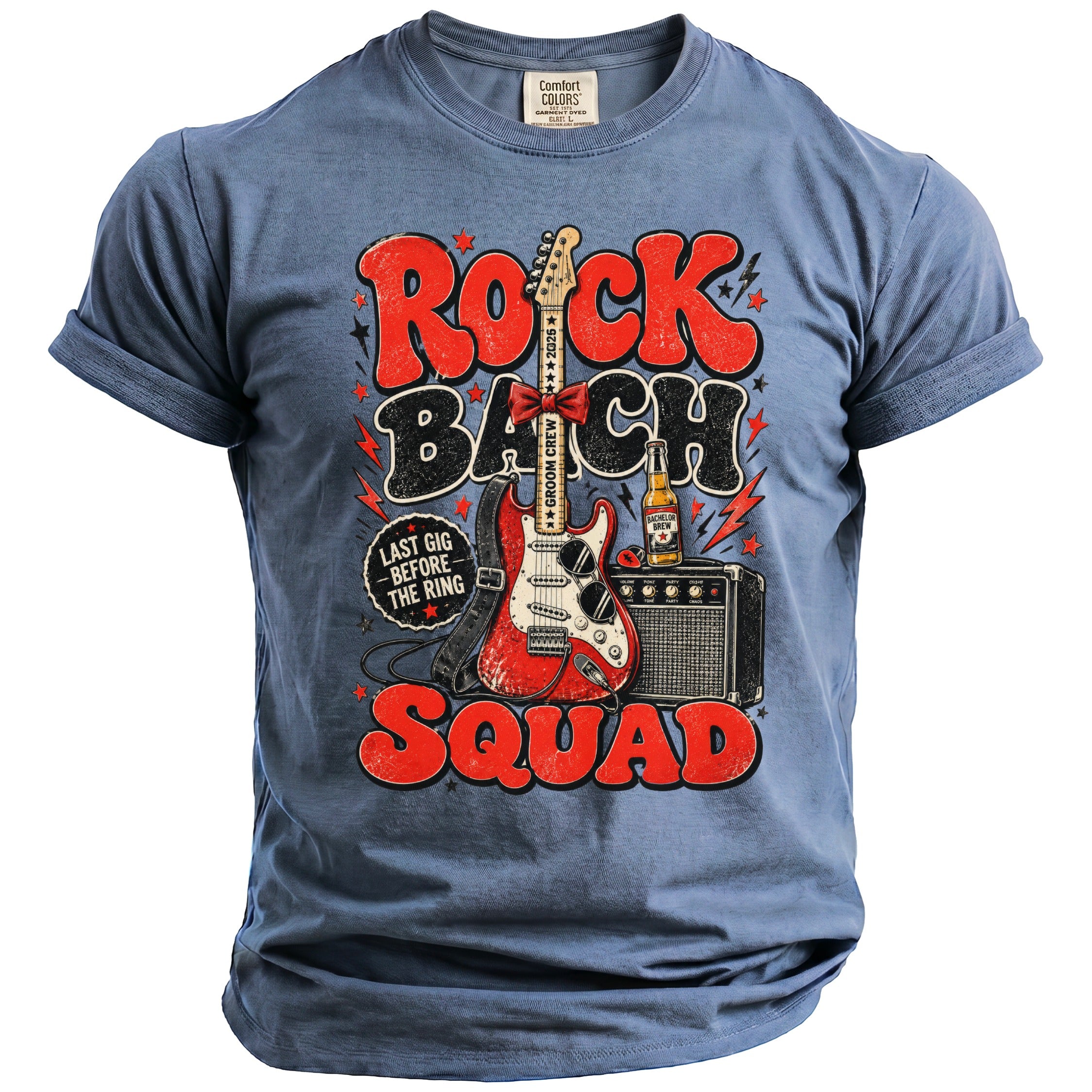 Rock Bach Squad Tee - Midnight Gents