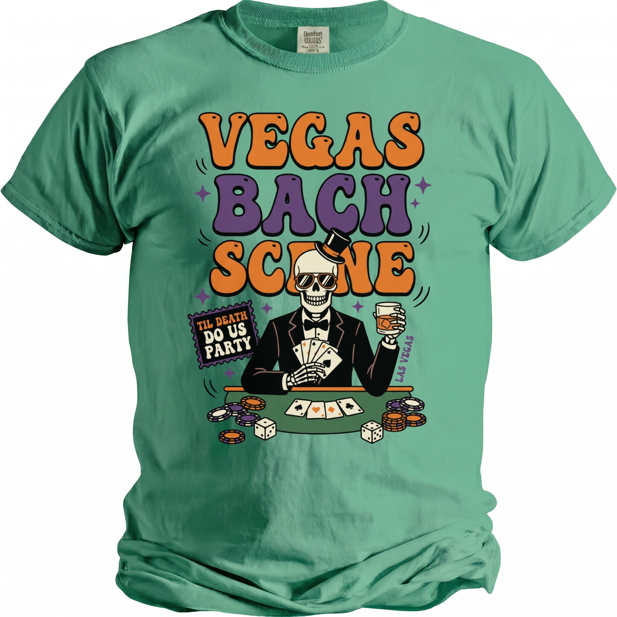 Vegas Bachelor Scene T-Shirt - Midnight Gents