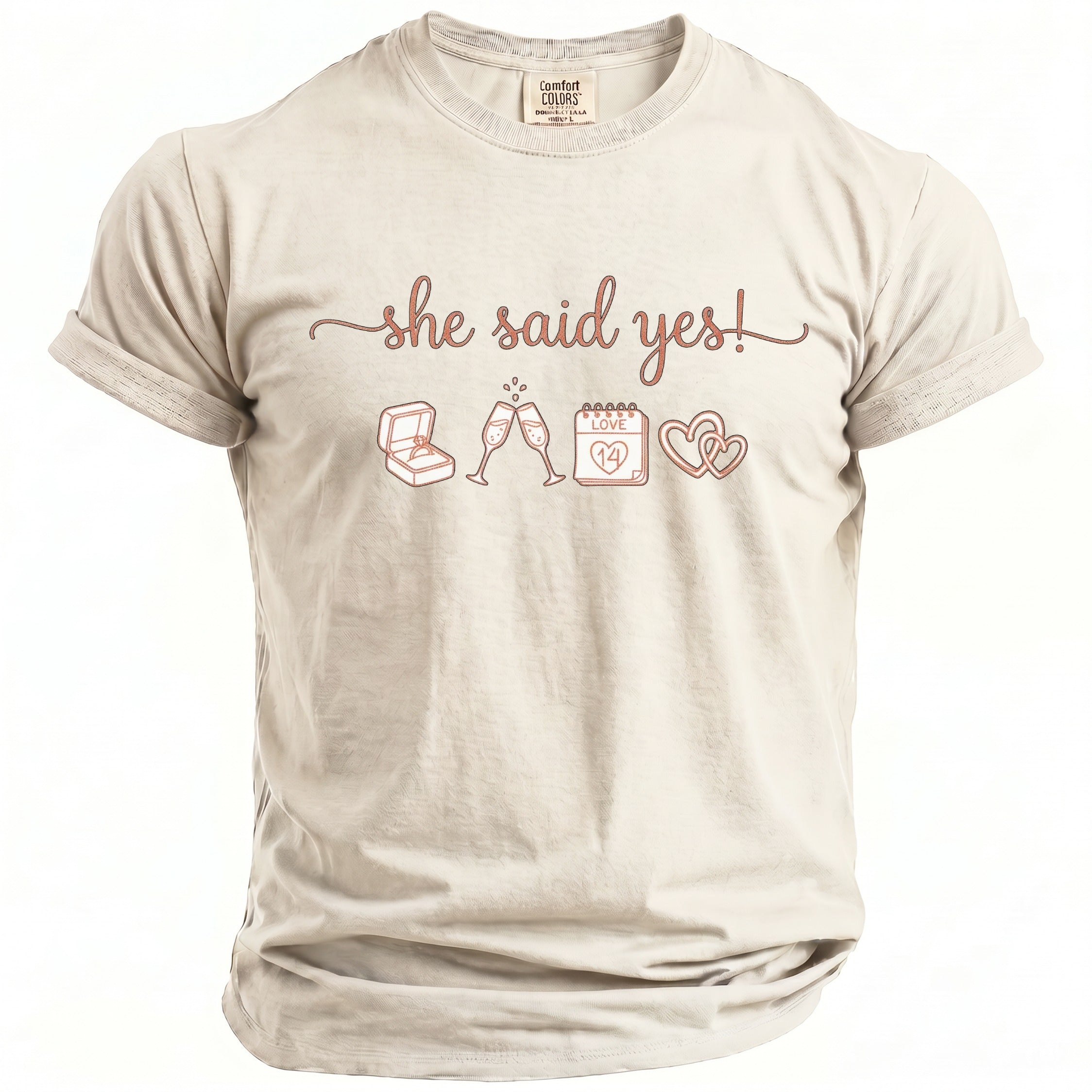 She Said Yes T-Shirt - Midnight Gents