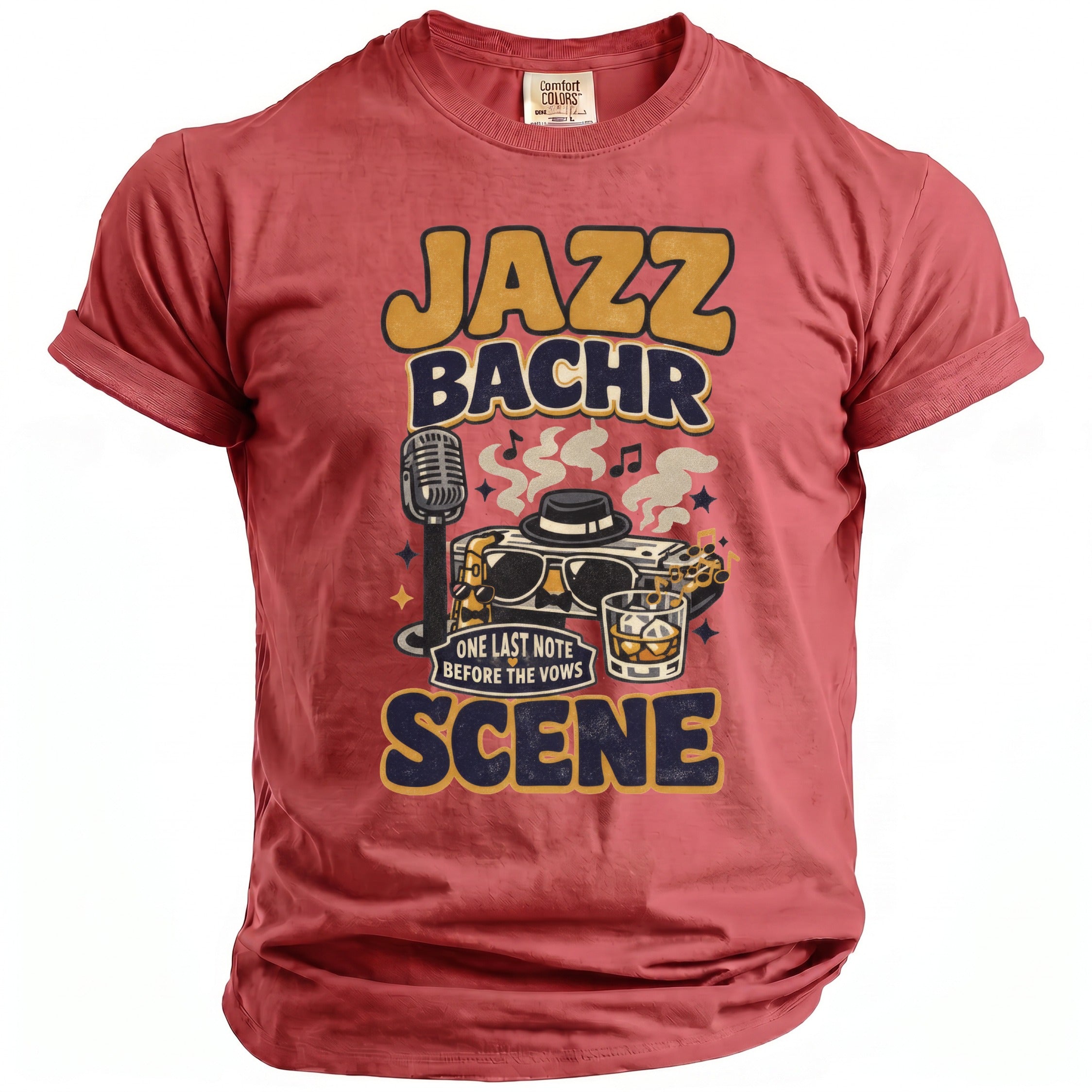 Jazz Bachr Scene T-Shirt - Midnight Gents