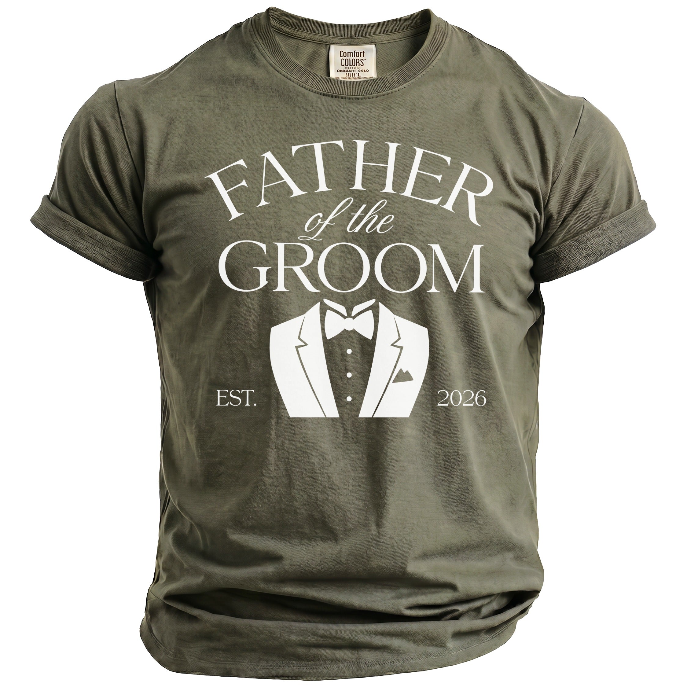 Father Groom Tuxedo T-Shirt - Midnight Gents