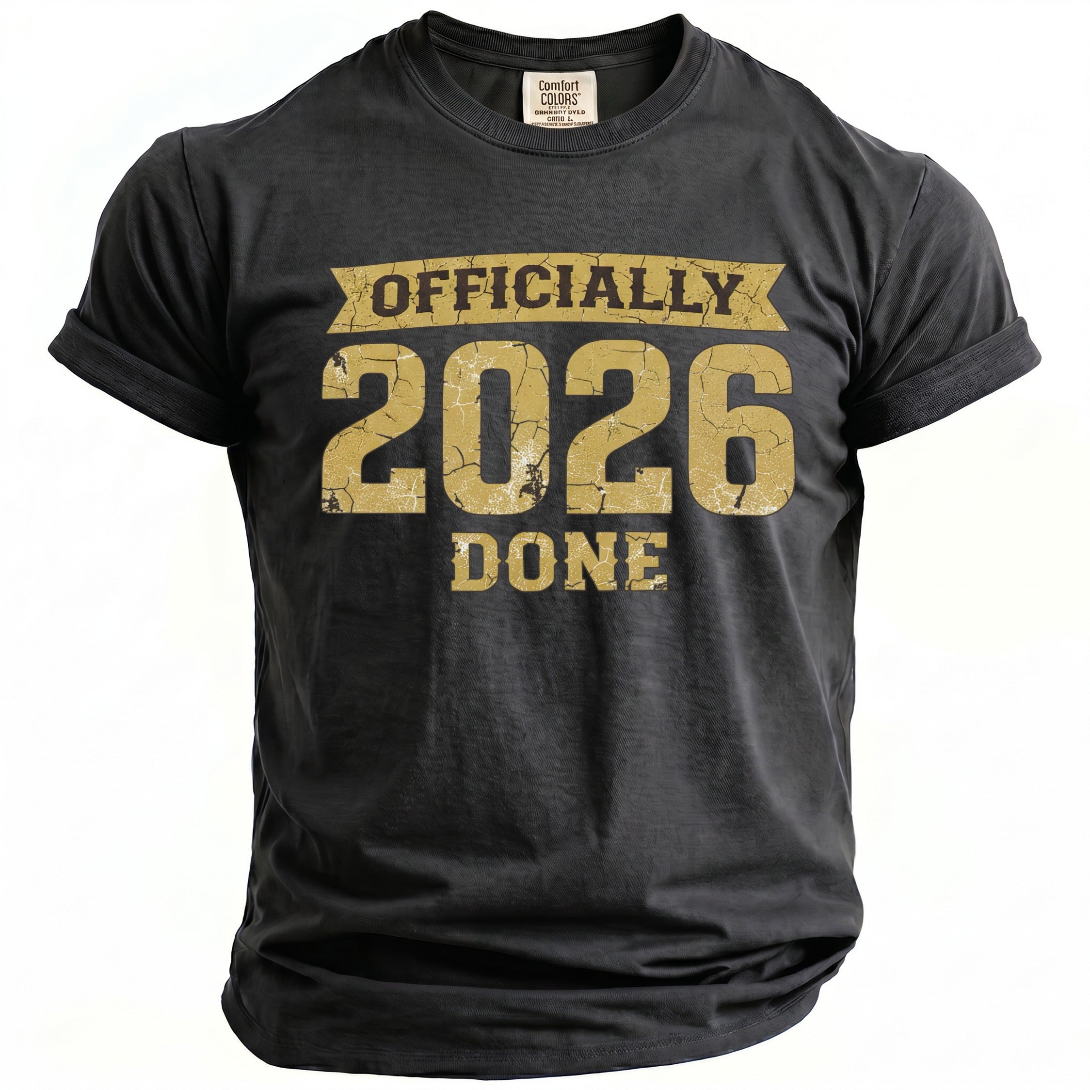 Black t-shirt with distressed