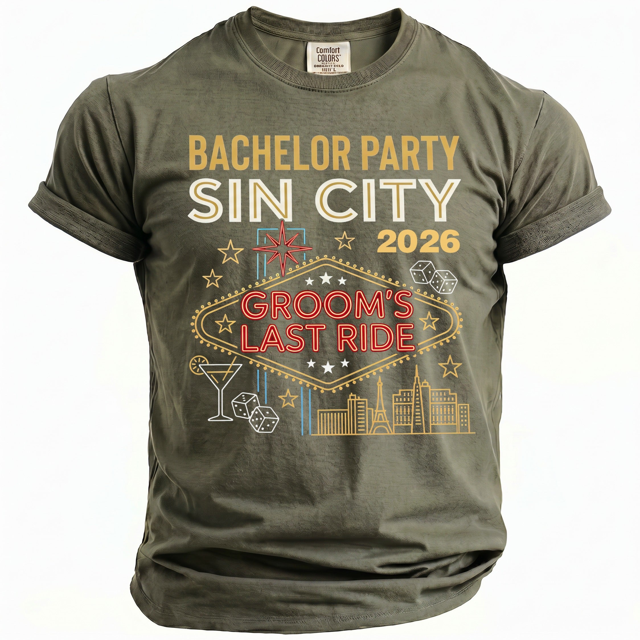 Sin City Party T-Shirt - Midnight Gents