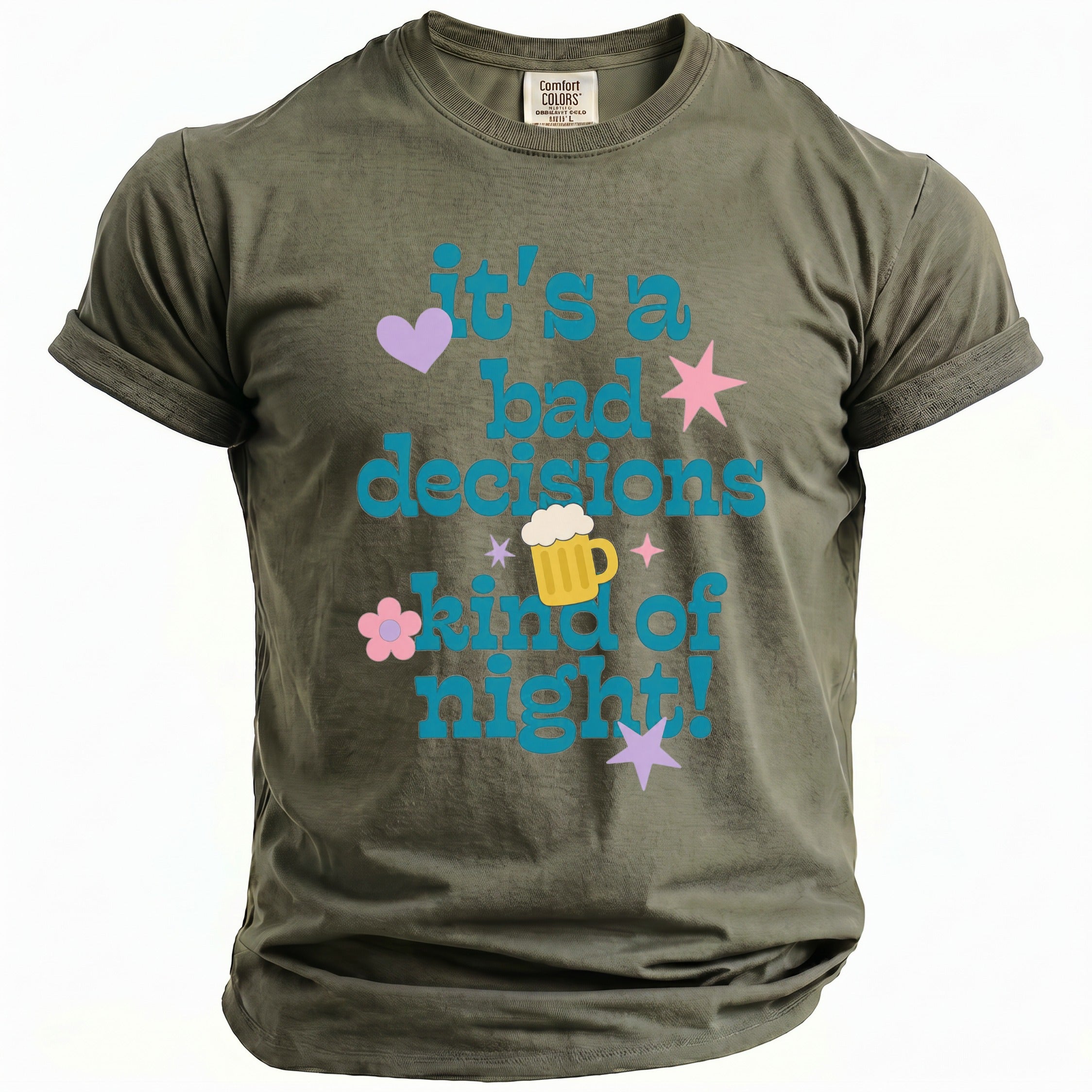 Bad Decisions T-Shirt - Midnight Gents