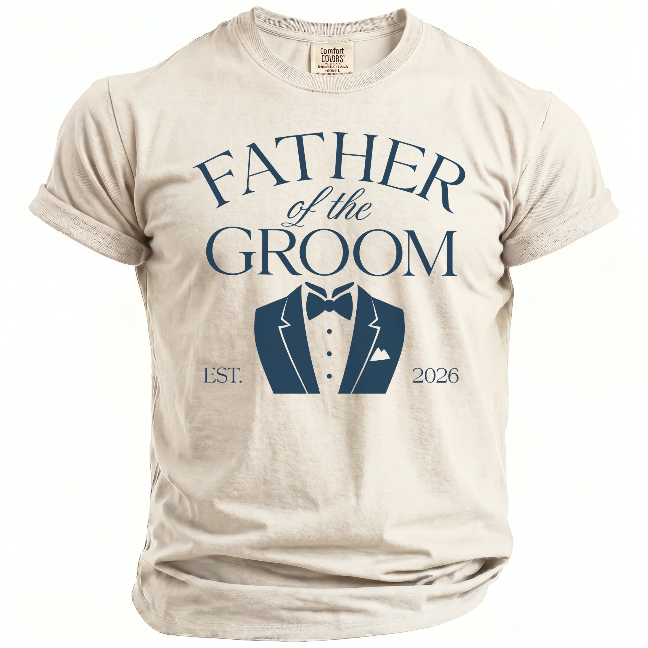 Father Groom Tuxedo T-Shirt - Midnight Gents