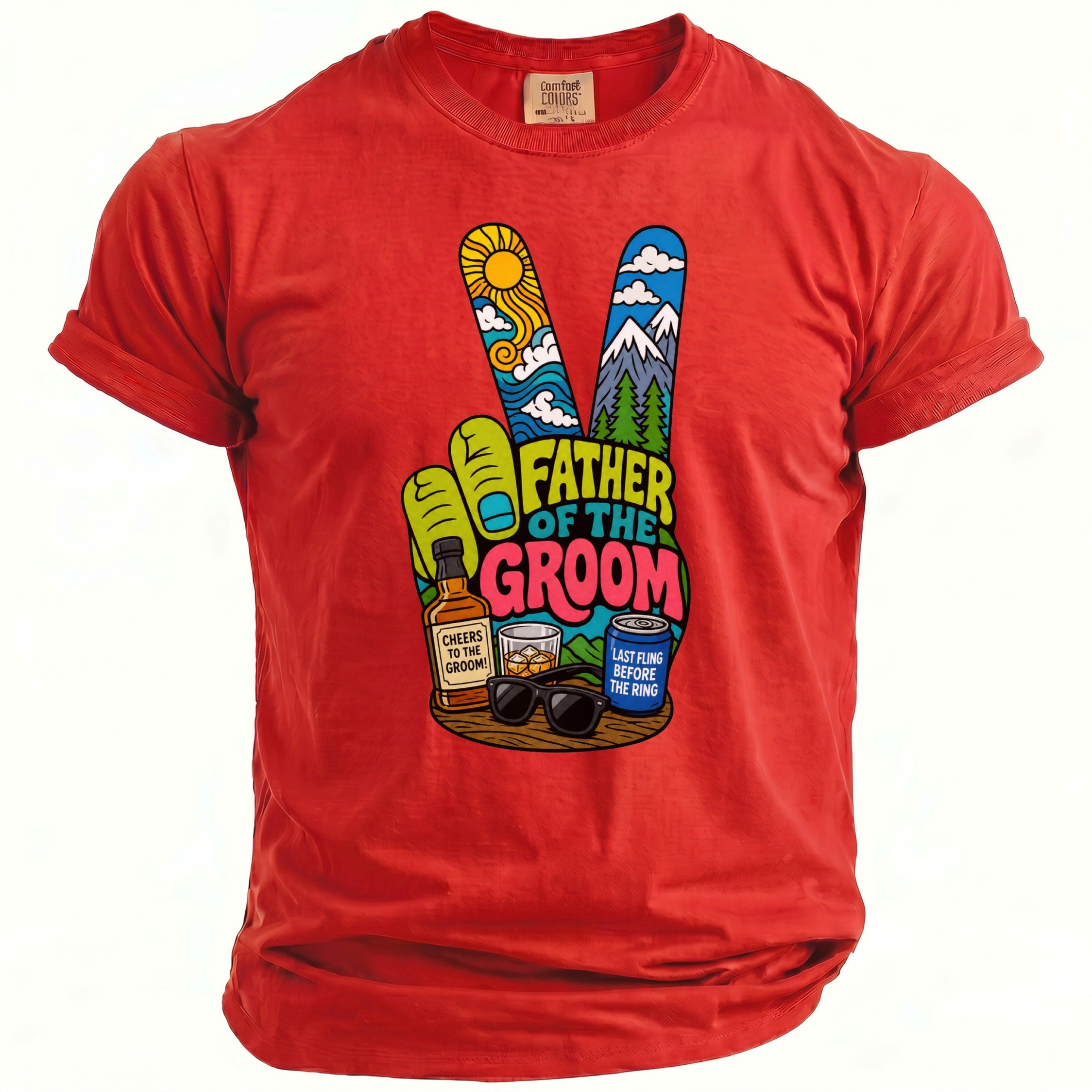 Father Groom Party T-Shirt - Midnight Gents