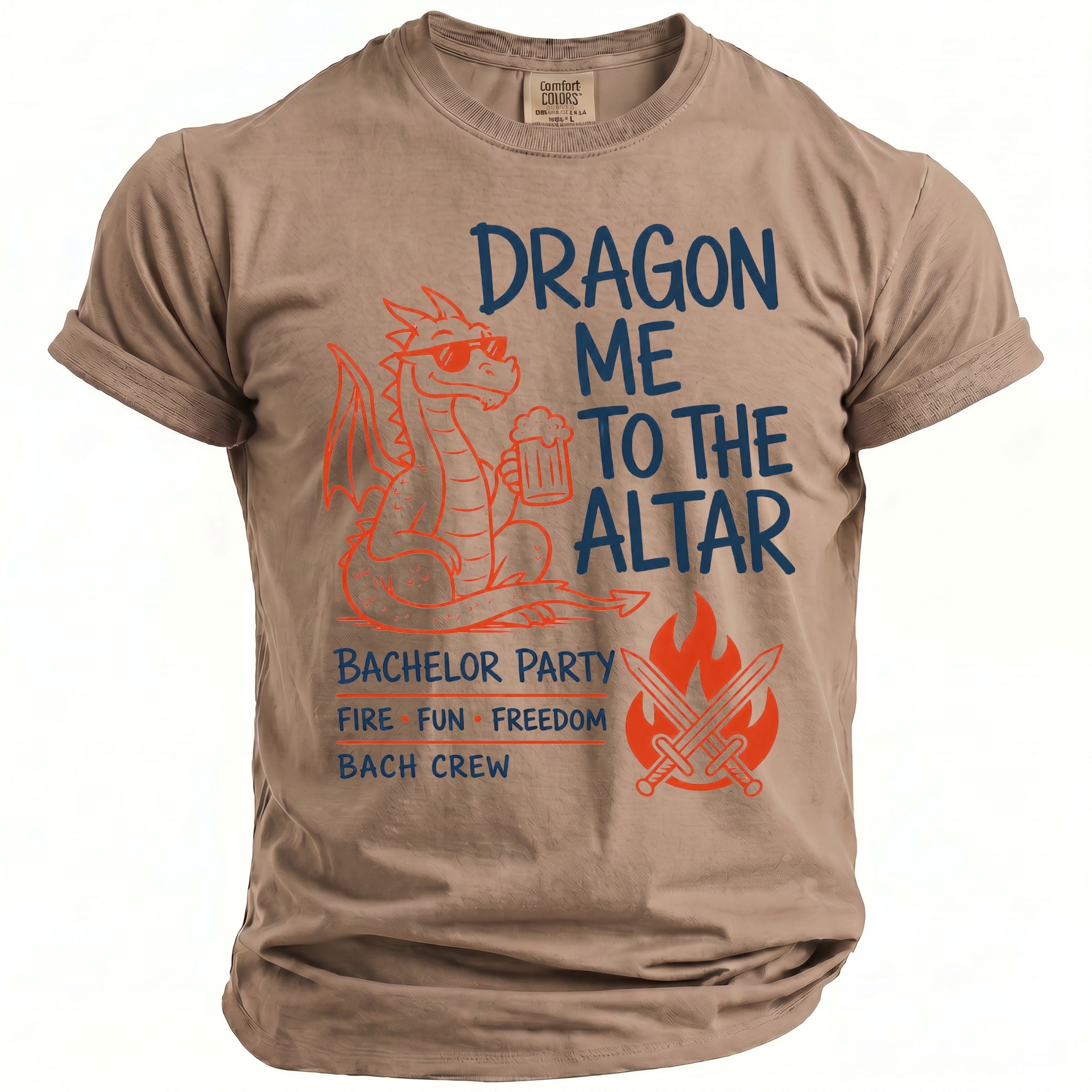 Dragon Altar Bachelor Party T-Shirt - Midnight Gents