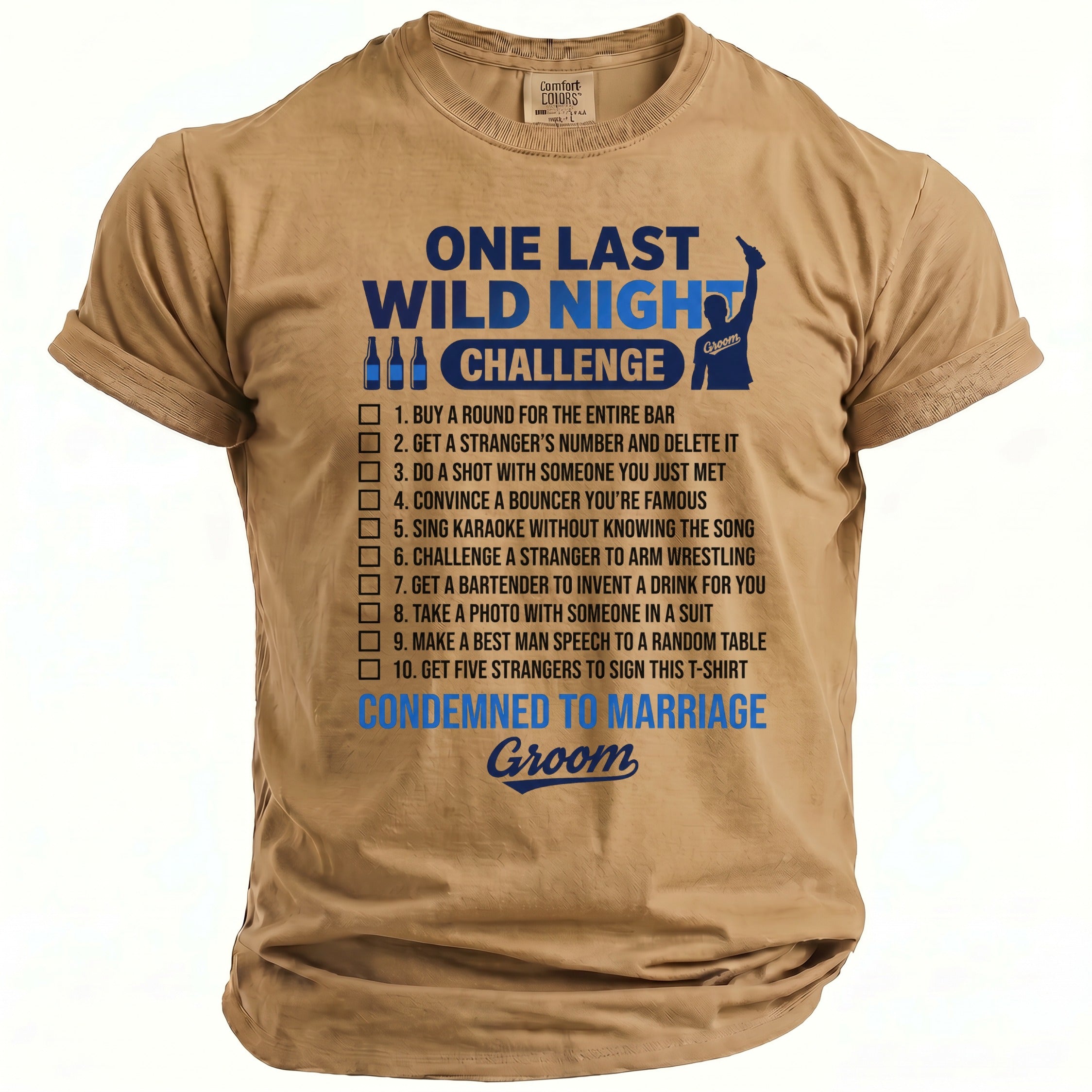 Last Wild Night Challenge Tee - Midnight Gents