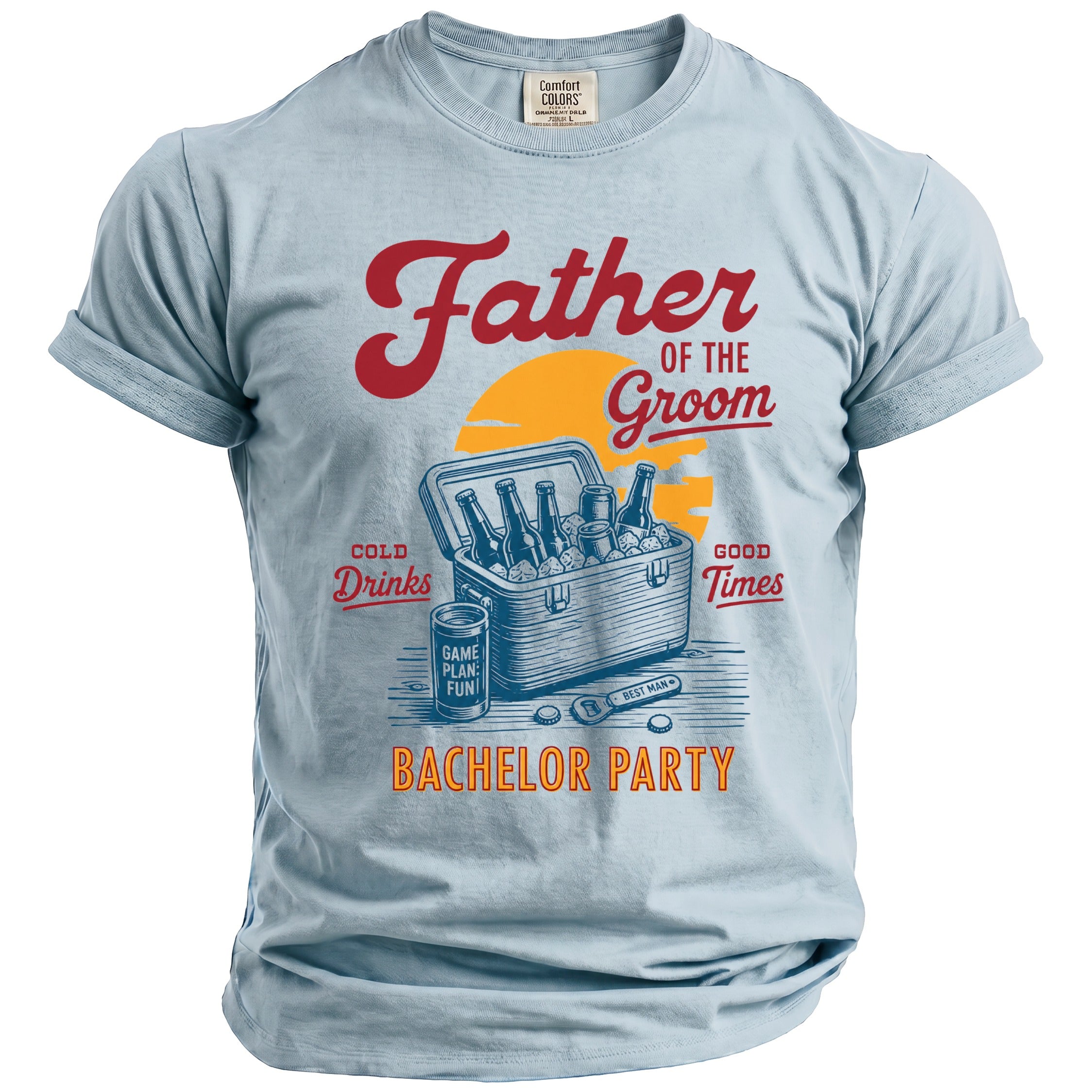 Father Groom Bachelor T-Shirt - Midnight Gents