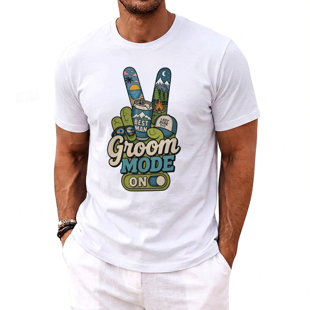 Groom Mode Party T-Shirt - Midnight Gents