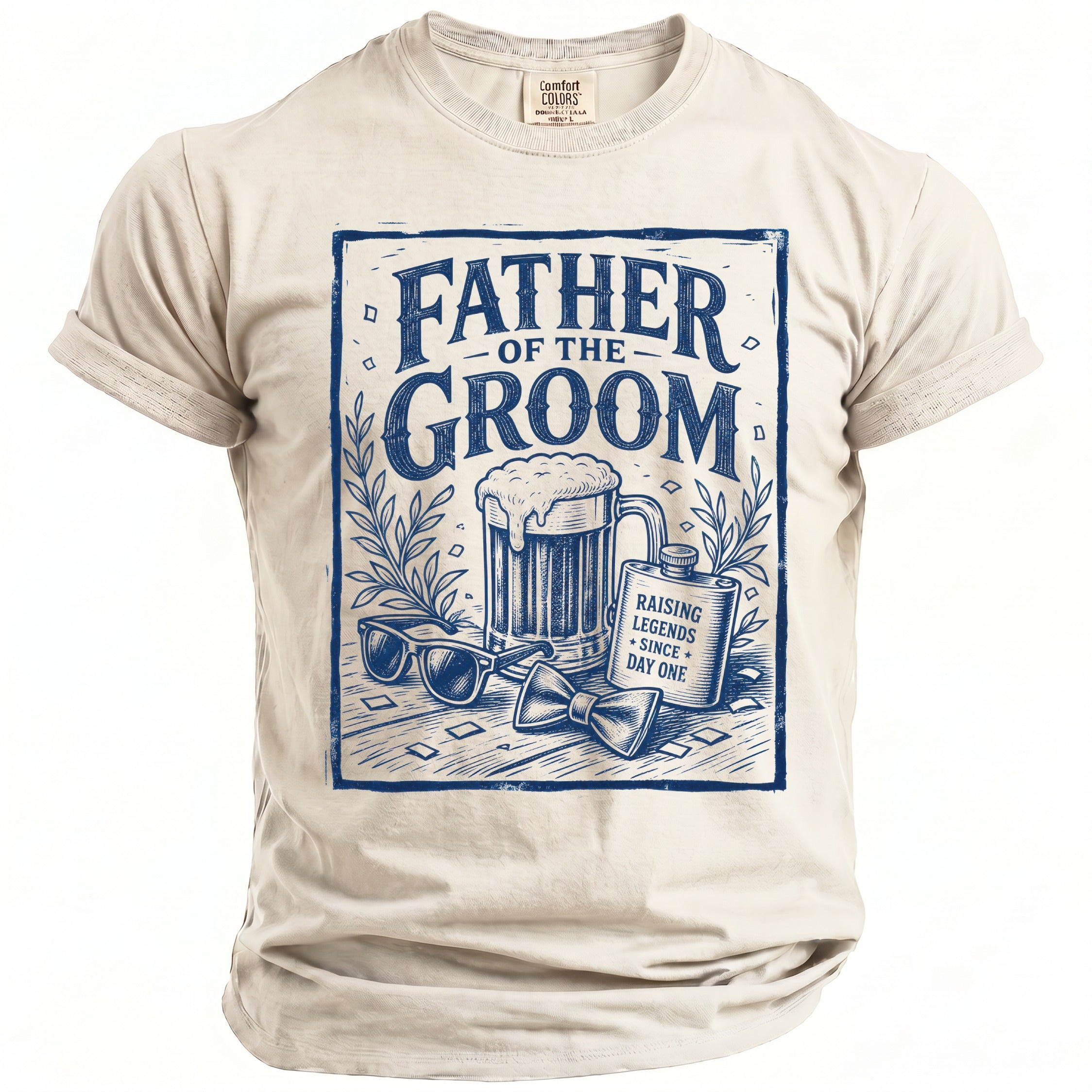 Father Groom Legends T-Shirt - Midnight Gents