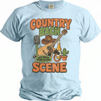 Country Bach Last Rodeo Before the Ring Scene graphic on light blue t-shirt.