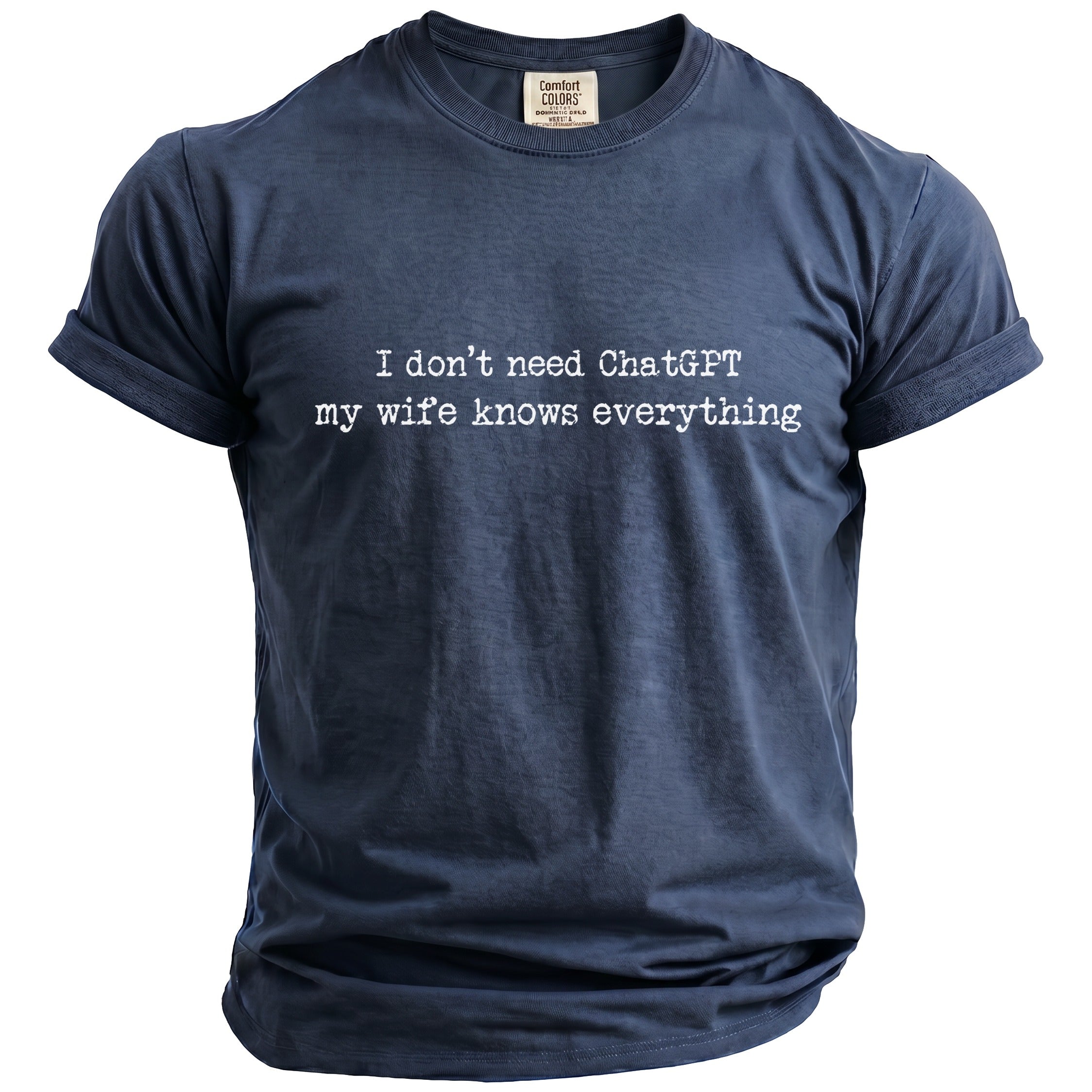 Witty Wife Knows All Tee - Midnight Gents