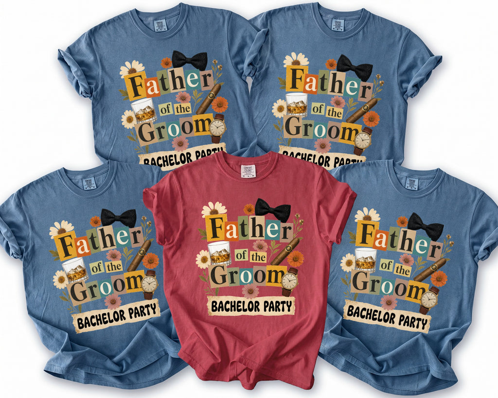 Father of Groom T-Shirt - Midnight Gents