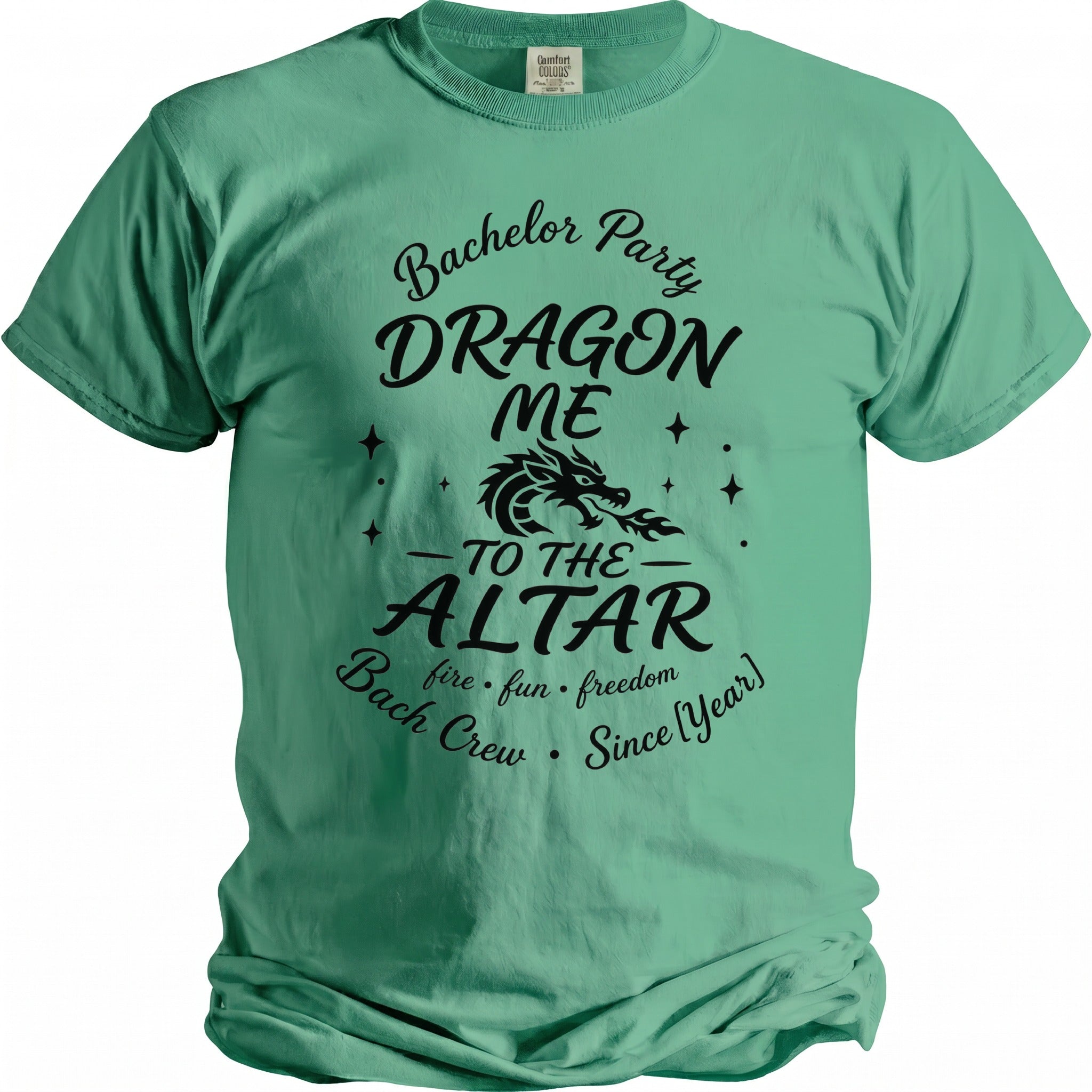 Dragon Bachelor Party T-Shirt - Midnight Gents