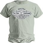 T-shirt with "Mike's Bach", "The Final Countdown", and ship graphic.