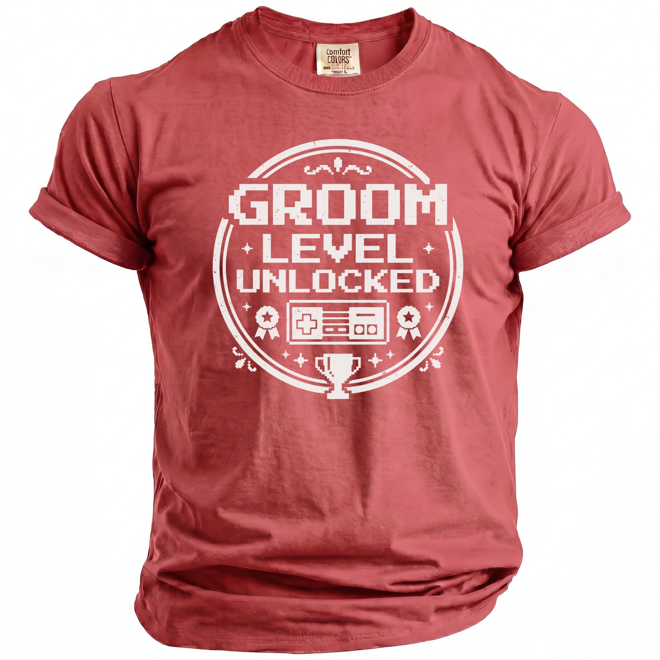 Groom Level Up T-Shirt - Midnight Gents