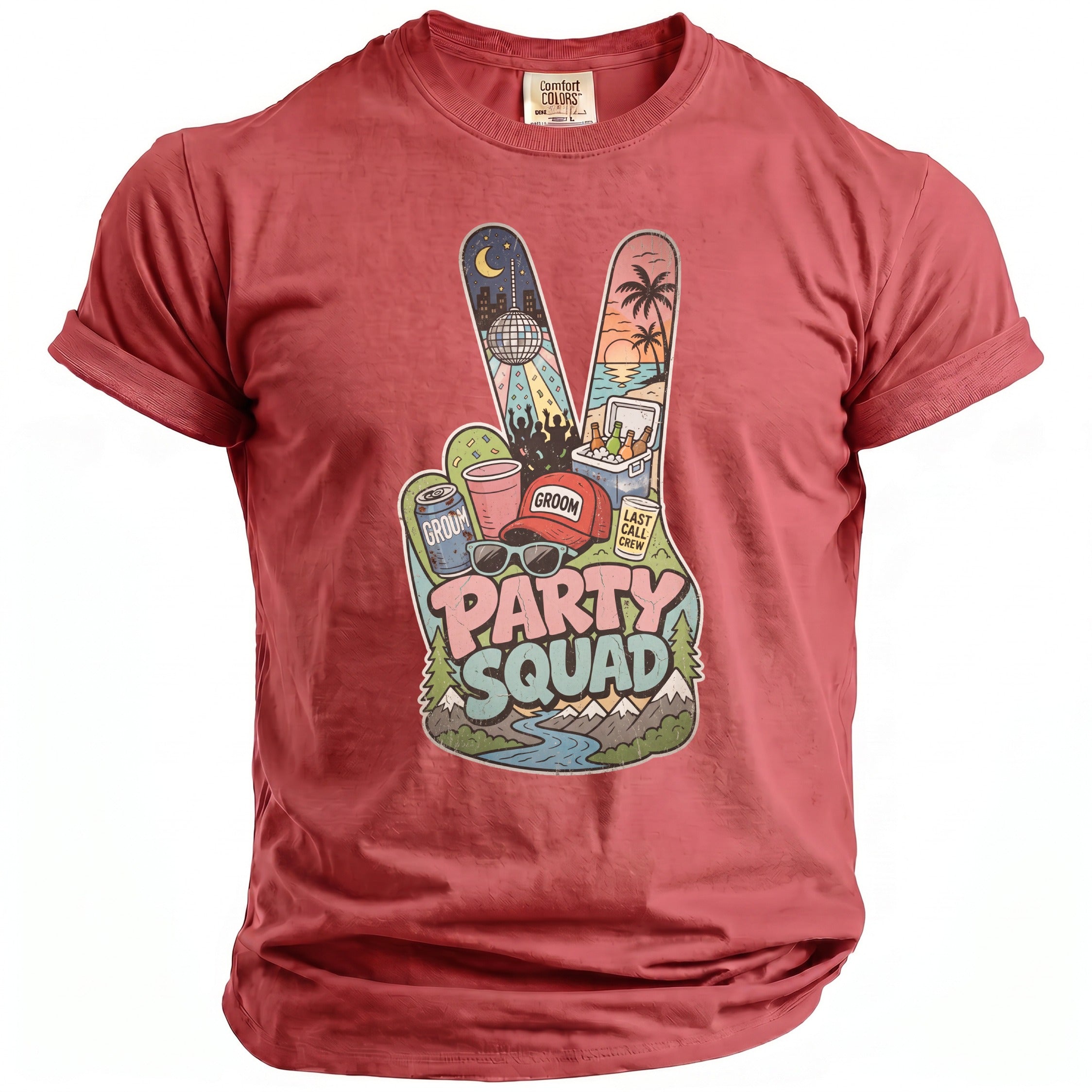 Party Squad Bachelor Groom T-Shirt - Midnight Gents