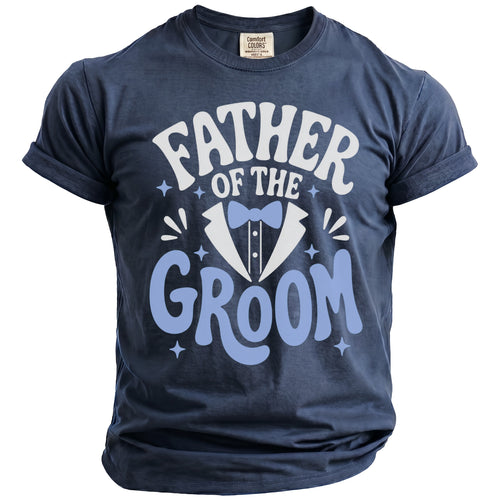 Celebration Groom's Dad T-Shirt - Midnight Gents