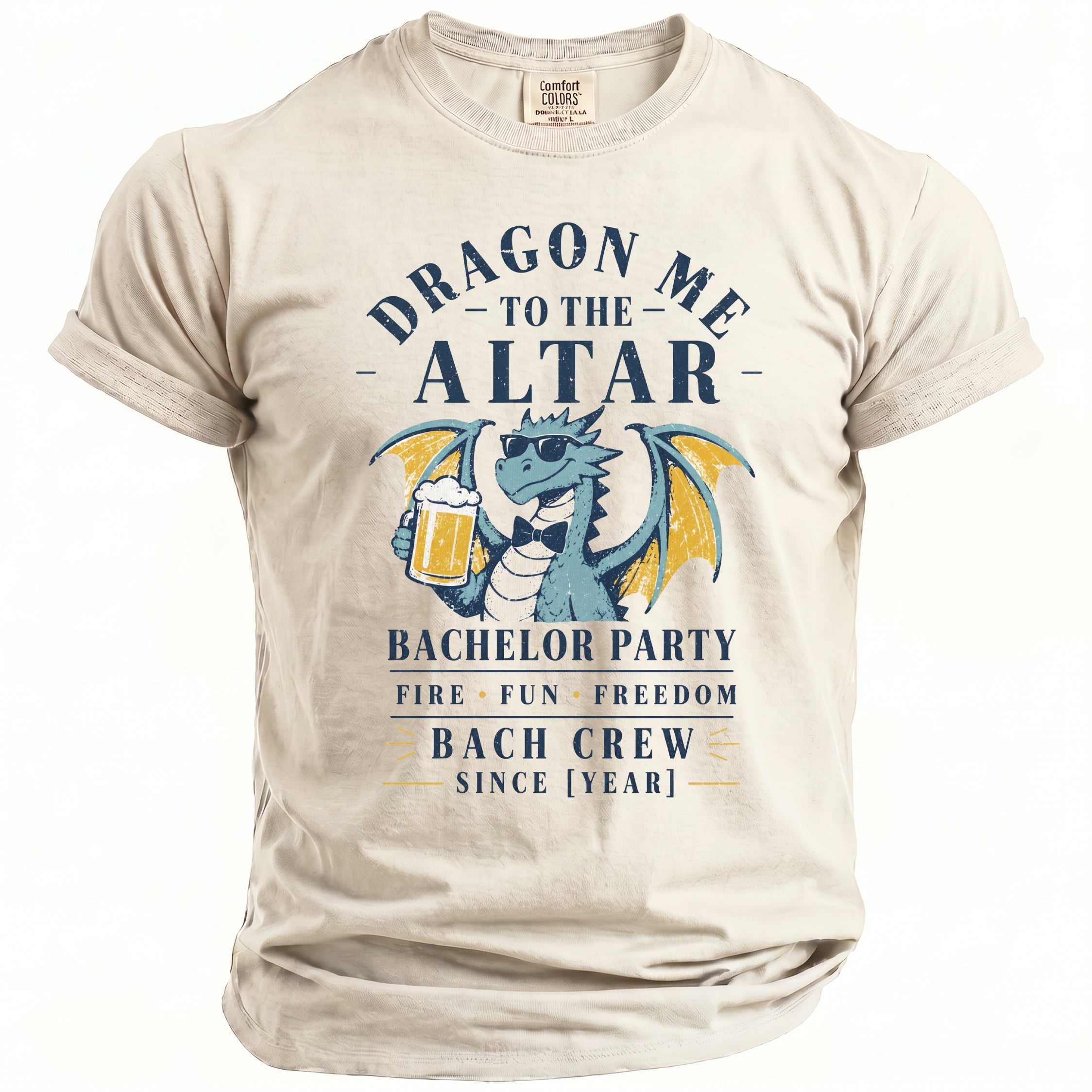 Dragon Bachelor Party T-Shirt - Midnight Gents