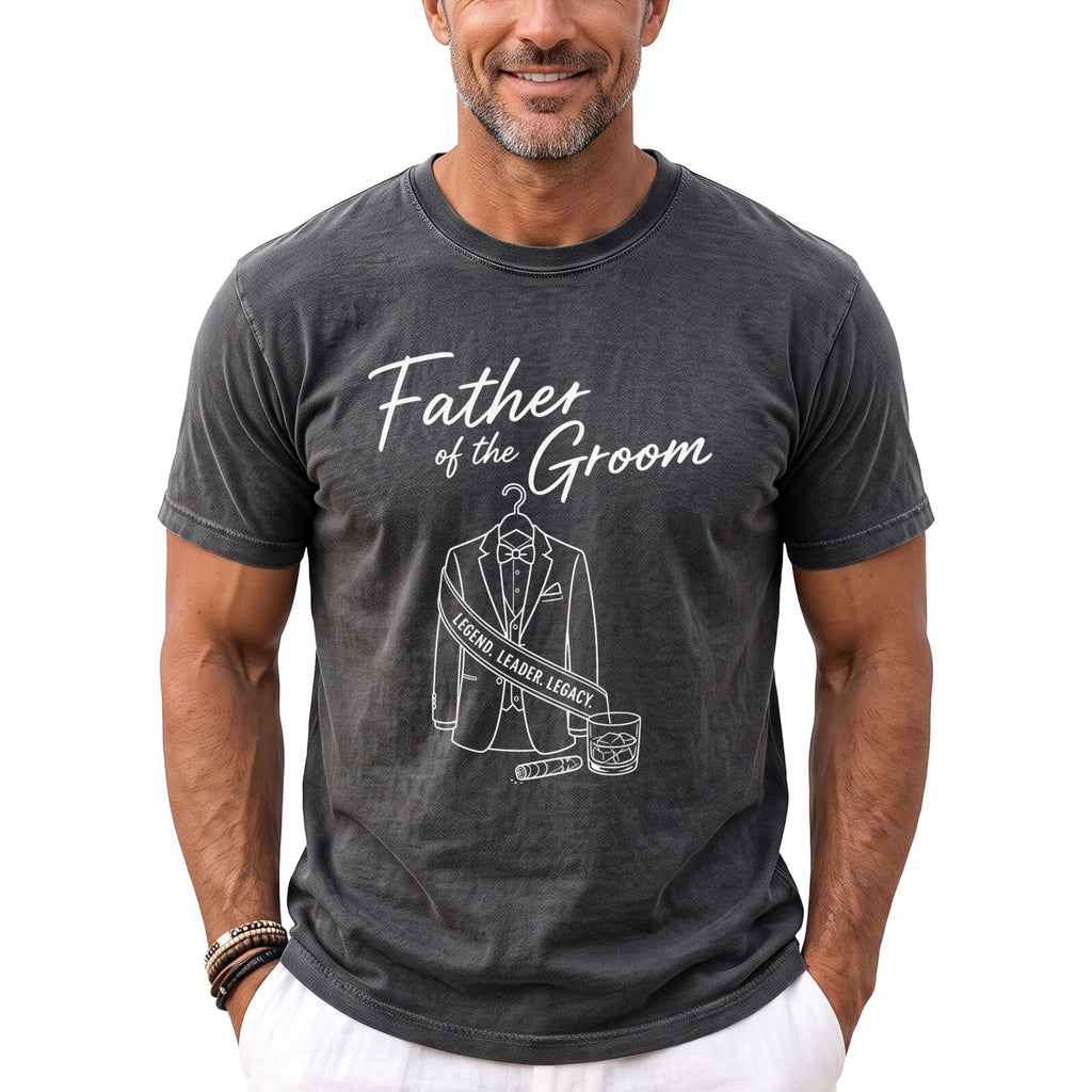Father of Groom Legend T-Shirt - Midnight Gents