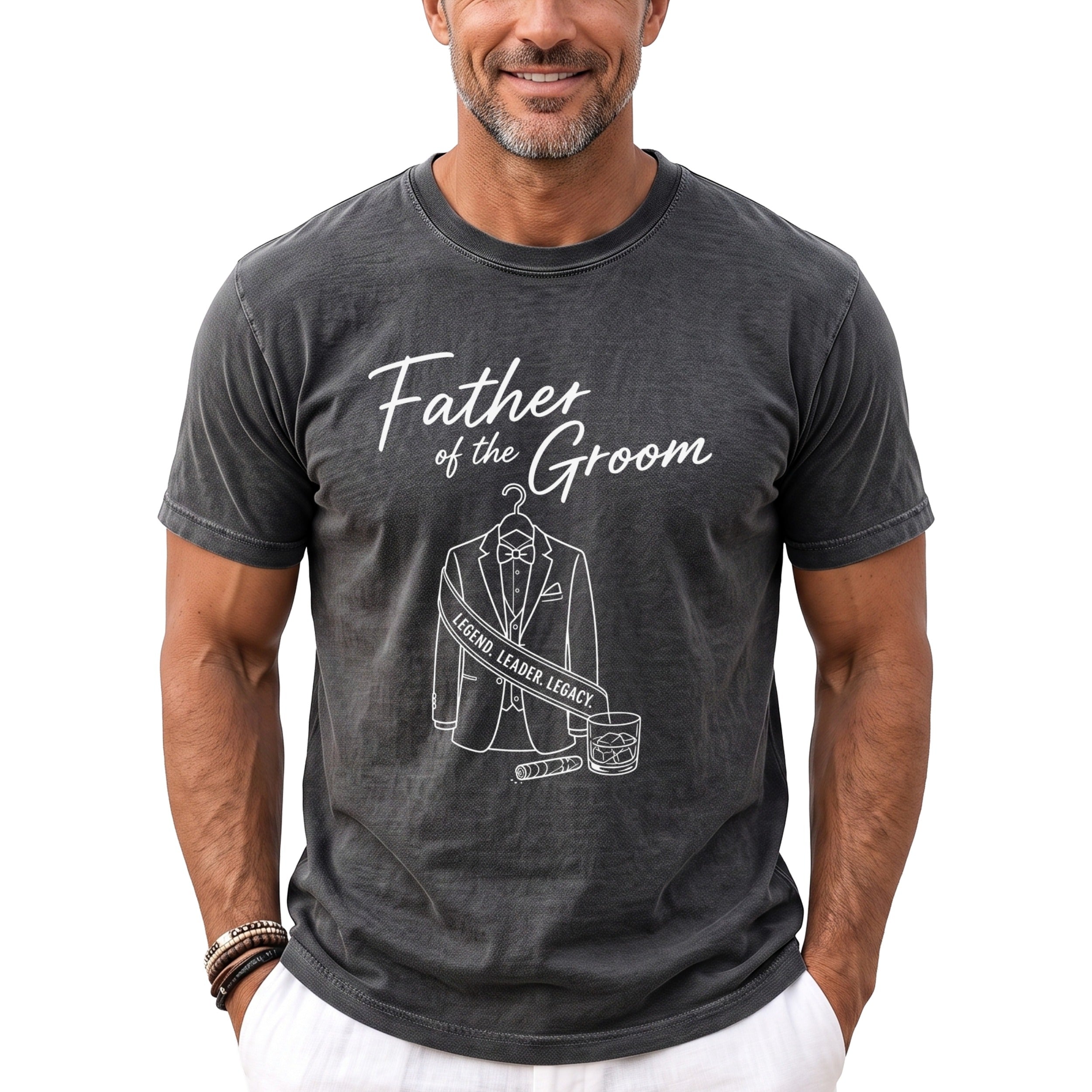 Father of Groom Legend T-Shirt - Midnight Gents